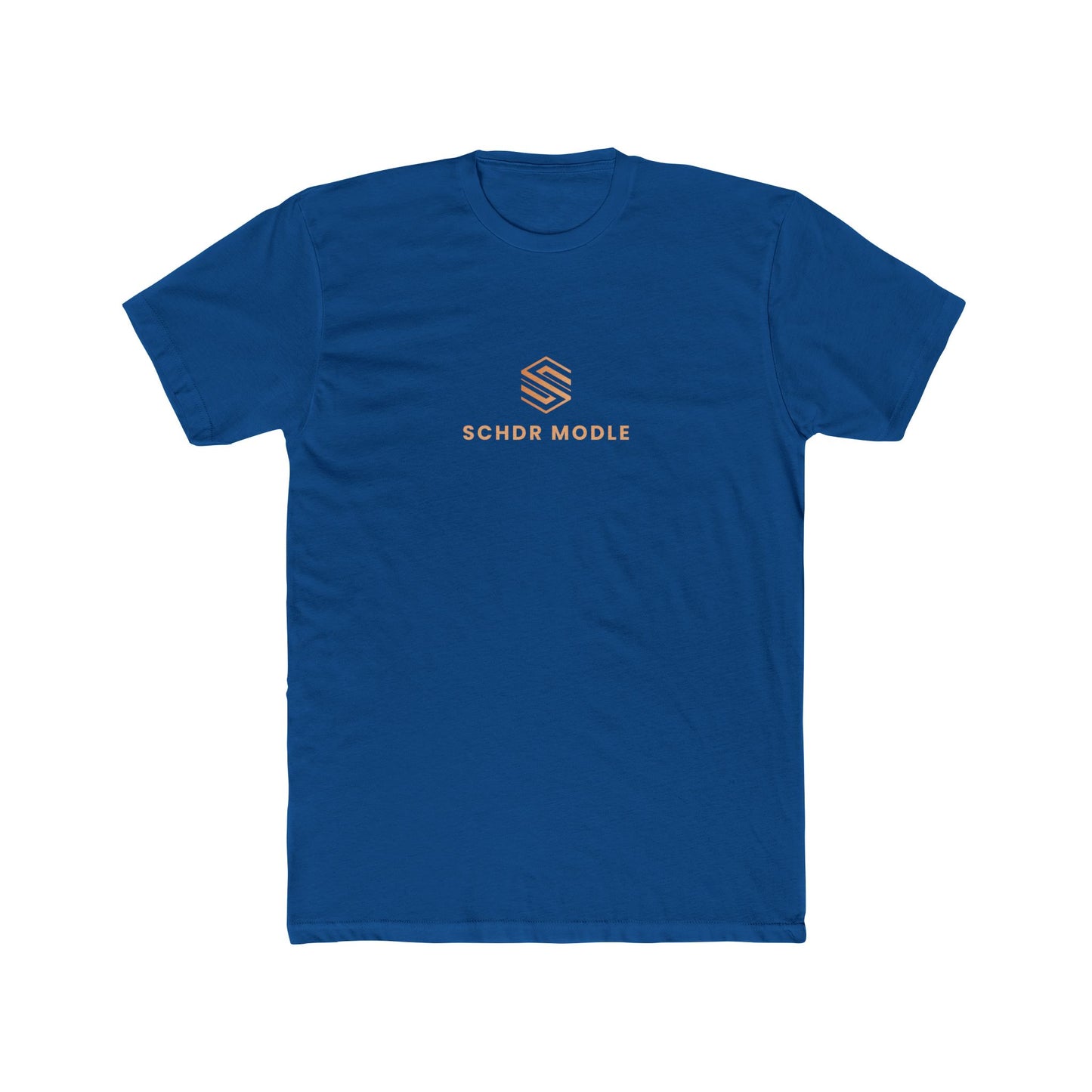 Minimalist Unisex Cotton Crew Tee - SCHDR MODLE Design