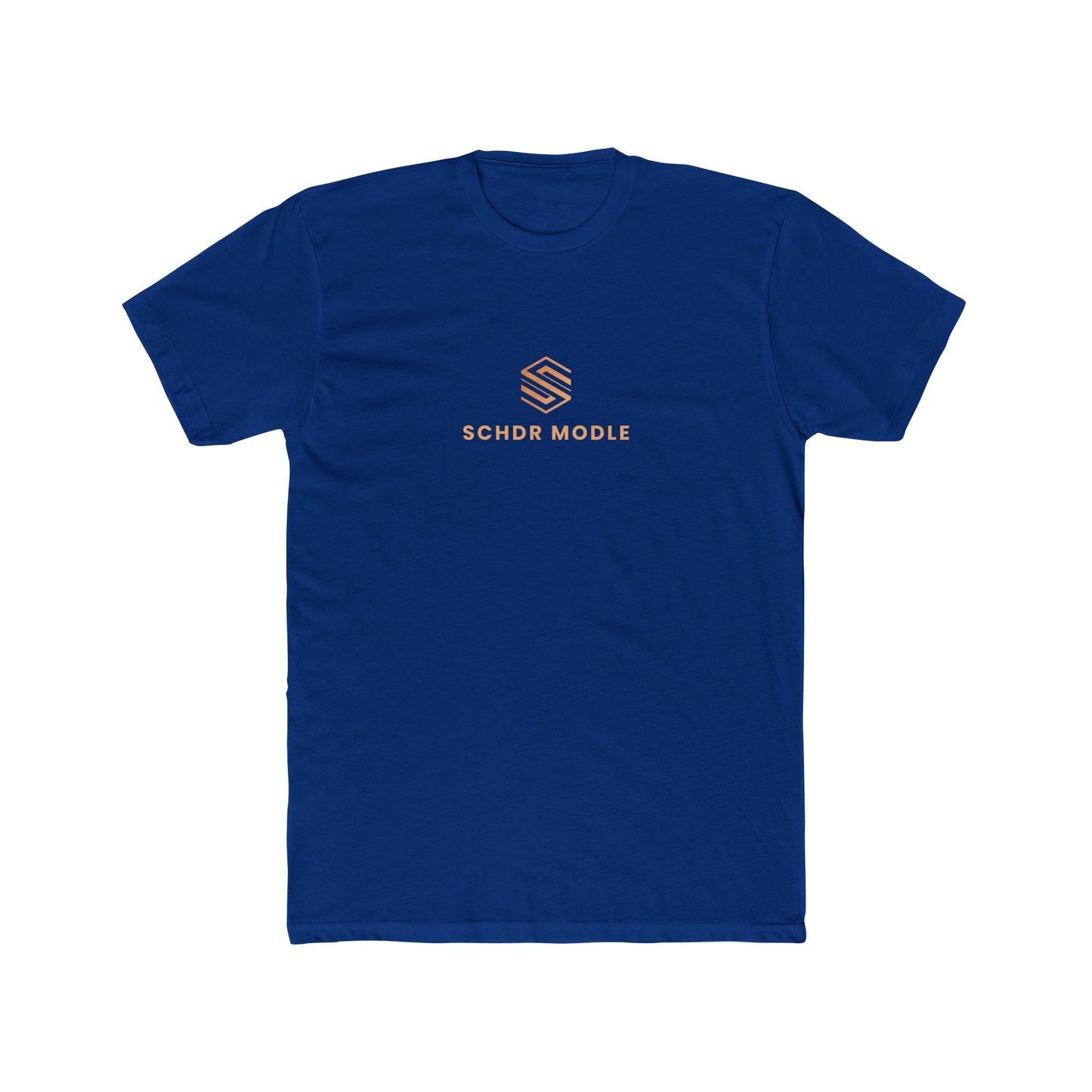 Minimalist Unisex Cotton Crew Tee - SCHDR MODLE Design
