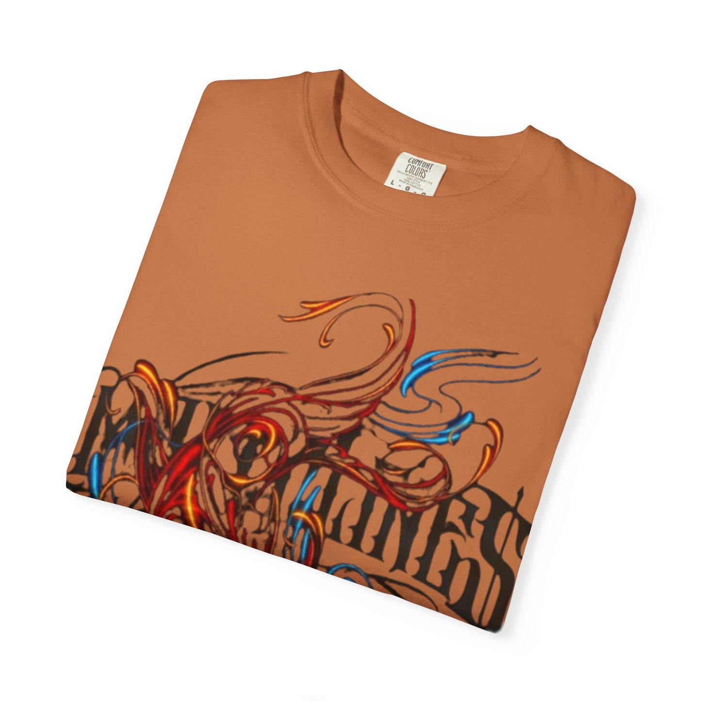 Artistic Swirl Unisex Garment-Dyed T-shirt | Casual Apparel, Streetwear, Gift for Art Lovers, Trendy Tees, Everyday Wear