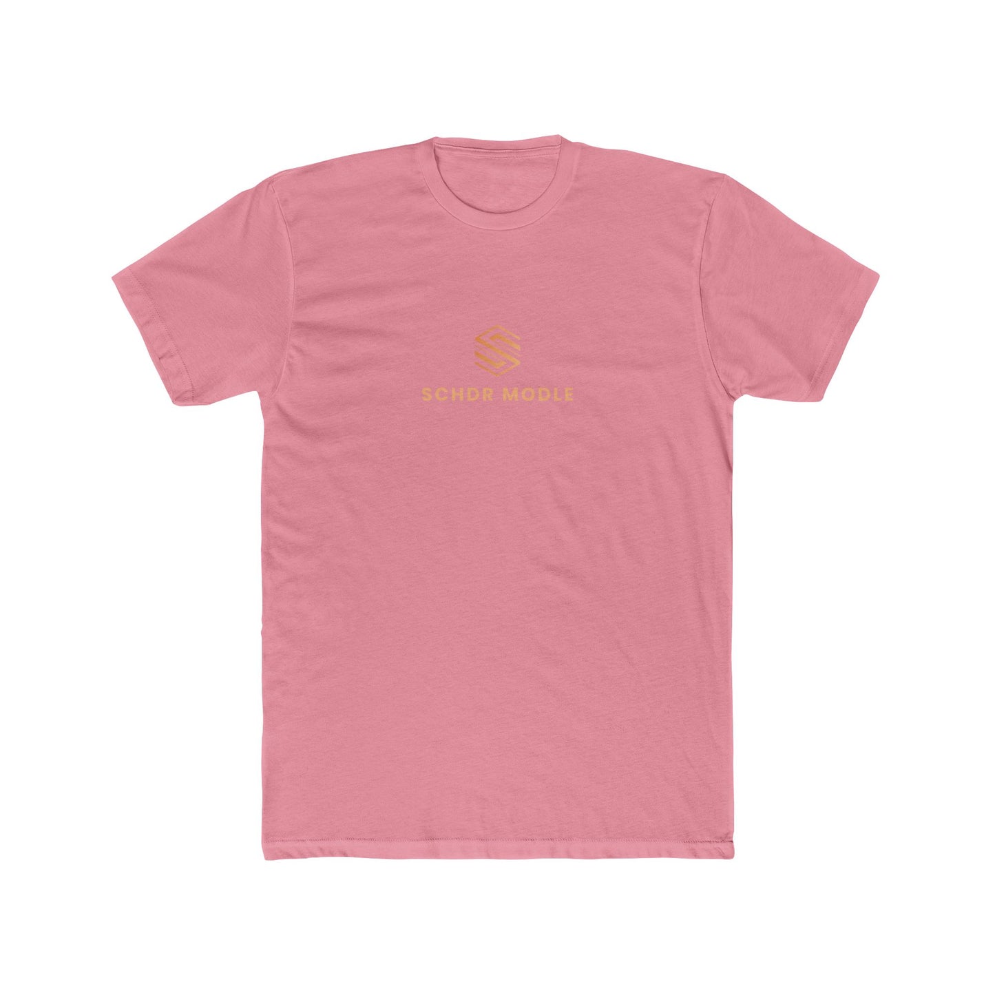Minimalist Unisex Cotton Crew Tee - SCHDR MODLE Design