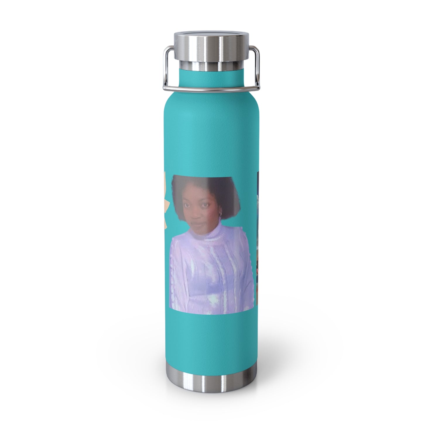 Motivational Copper Insulated Water Bottle - 22oz "Go Girl" Design