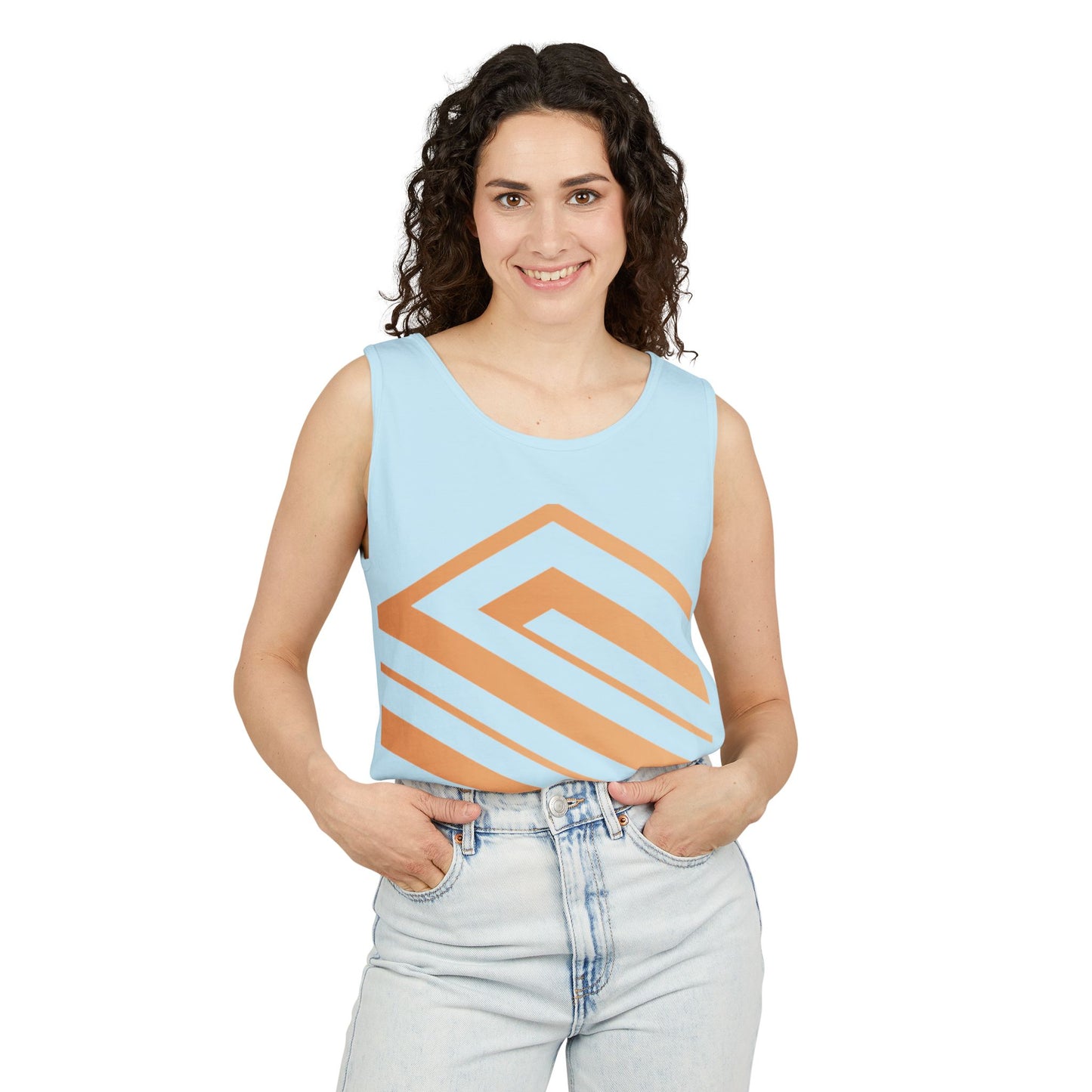 Majestic Lion Unisex Garment-Dyed Tank Top | Bold Wildlife Shirt for Summer Adventures