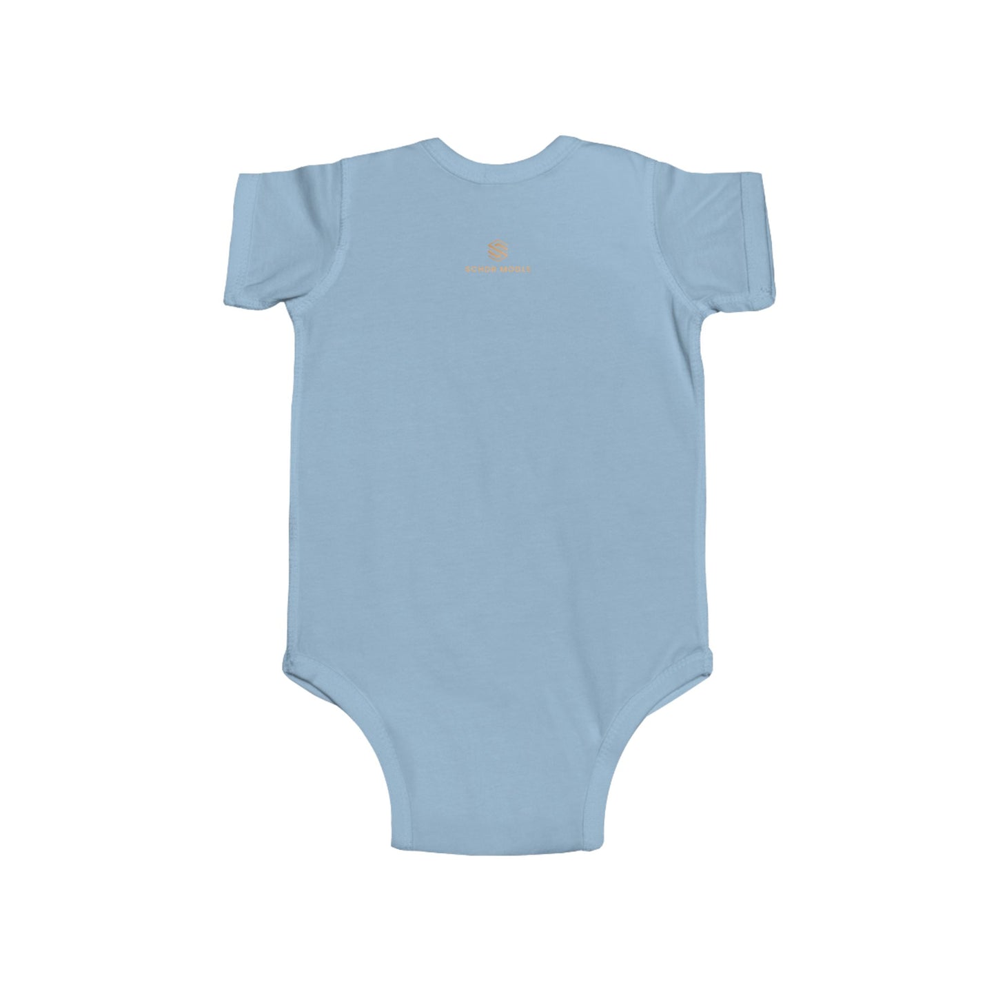 Organic Baby Bodysuit with Vintage Bird Design