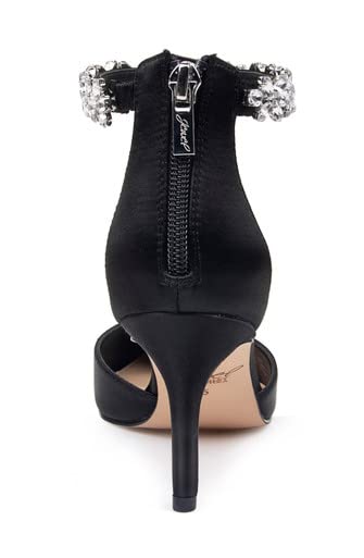 Jewel Badgley Mischka Raleigh Pointed Toe Kitten D'Orsay