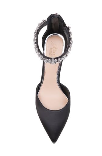 Jewel Badgley Mischka Raleigh Pointed Toe Kitten D'Orsay