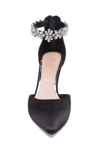 Jewel Badgley Mischka Raleigh Pointed Toe Kitten D'Orsay