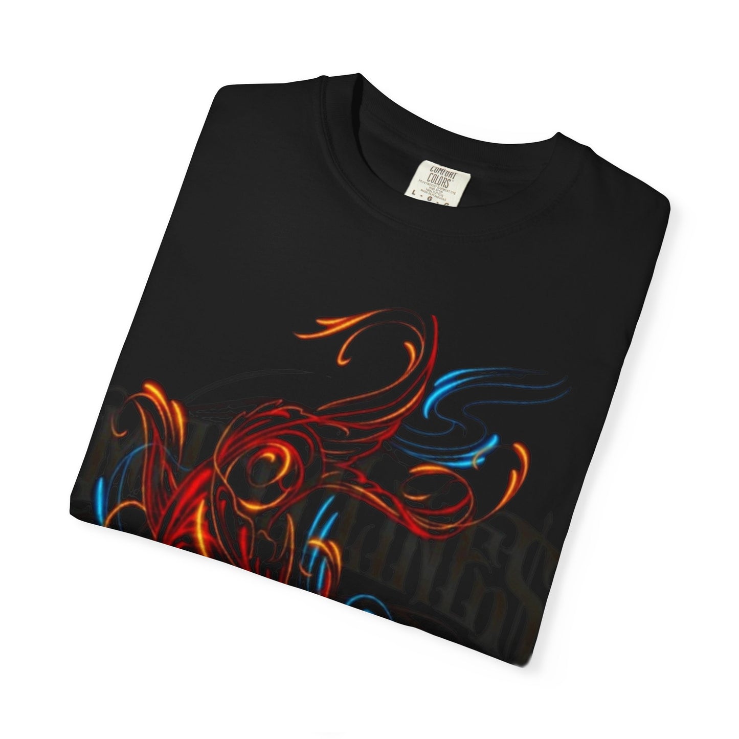 Artistic Swirl Unisex Garment-Dyed T-shirt | Casual Apparel, Streetwear, Gift for Art Lovers, Trendy Tees, Everyday Wear
