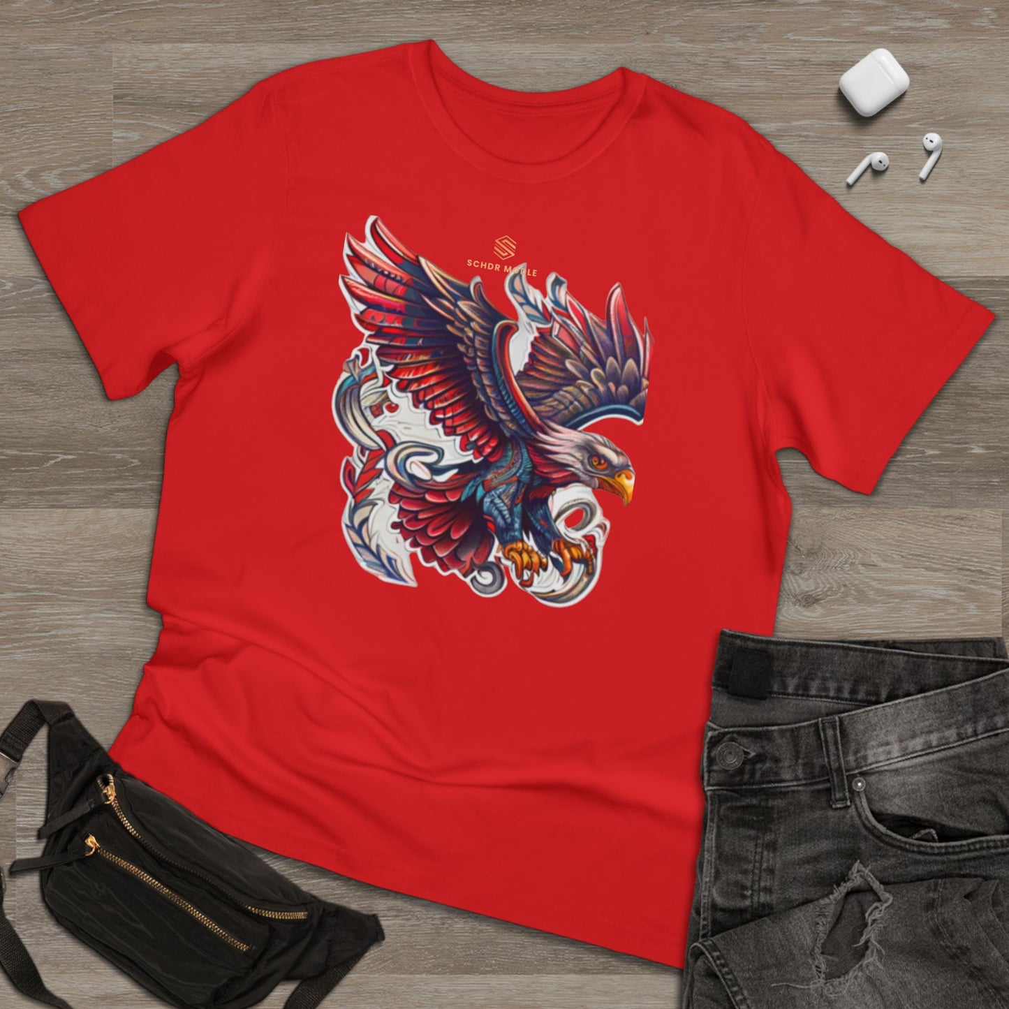 Eagle Emblem Unisex T-Shirt, Graphic Tee, Animal Lover Shirt, Gift for Nature Enthusiasts, Patriotic Apparel, Unique Casual Wear