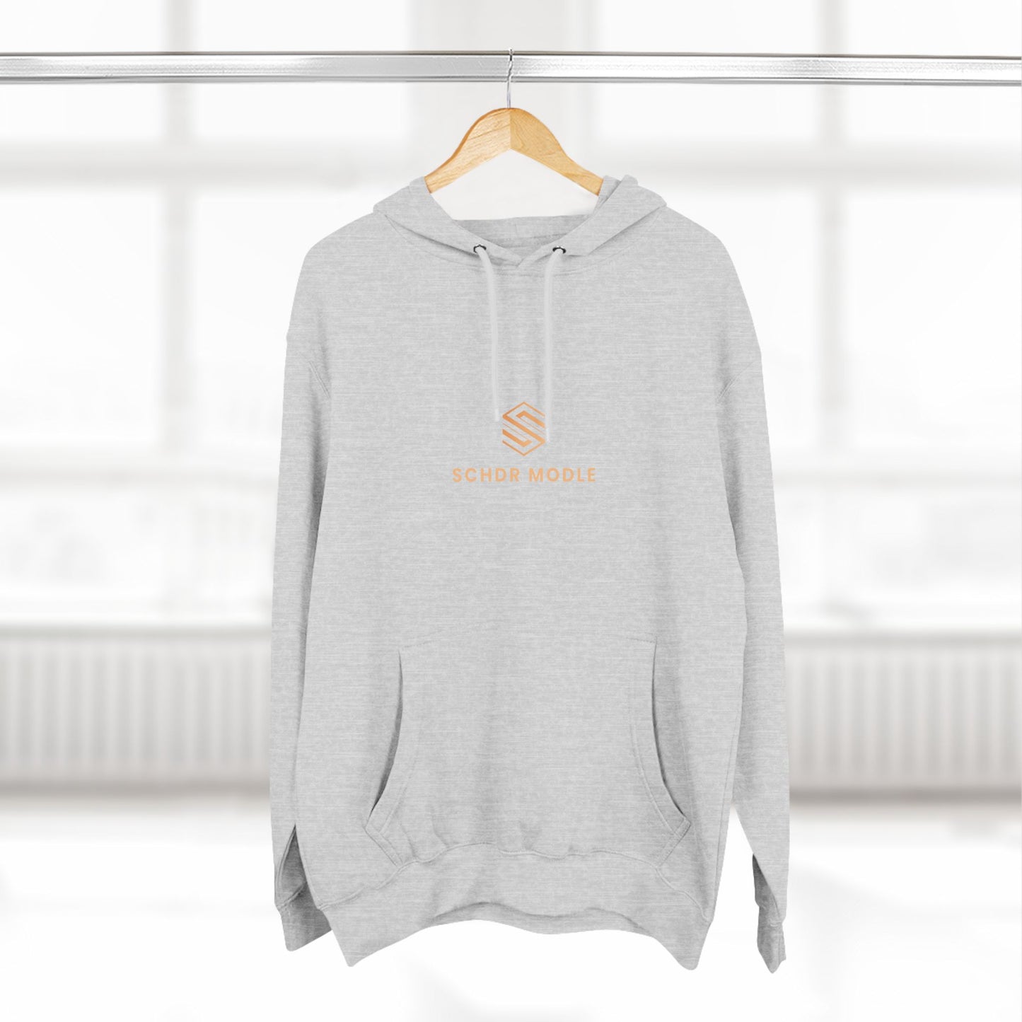Minimalist Three-Panel Fleece Hoodie - SCHDR MODE