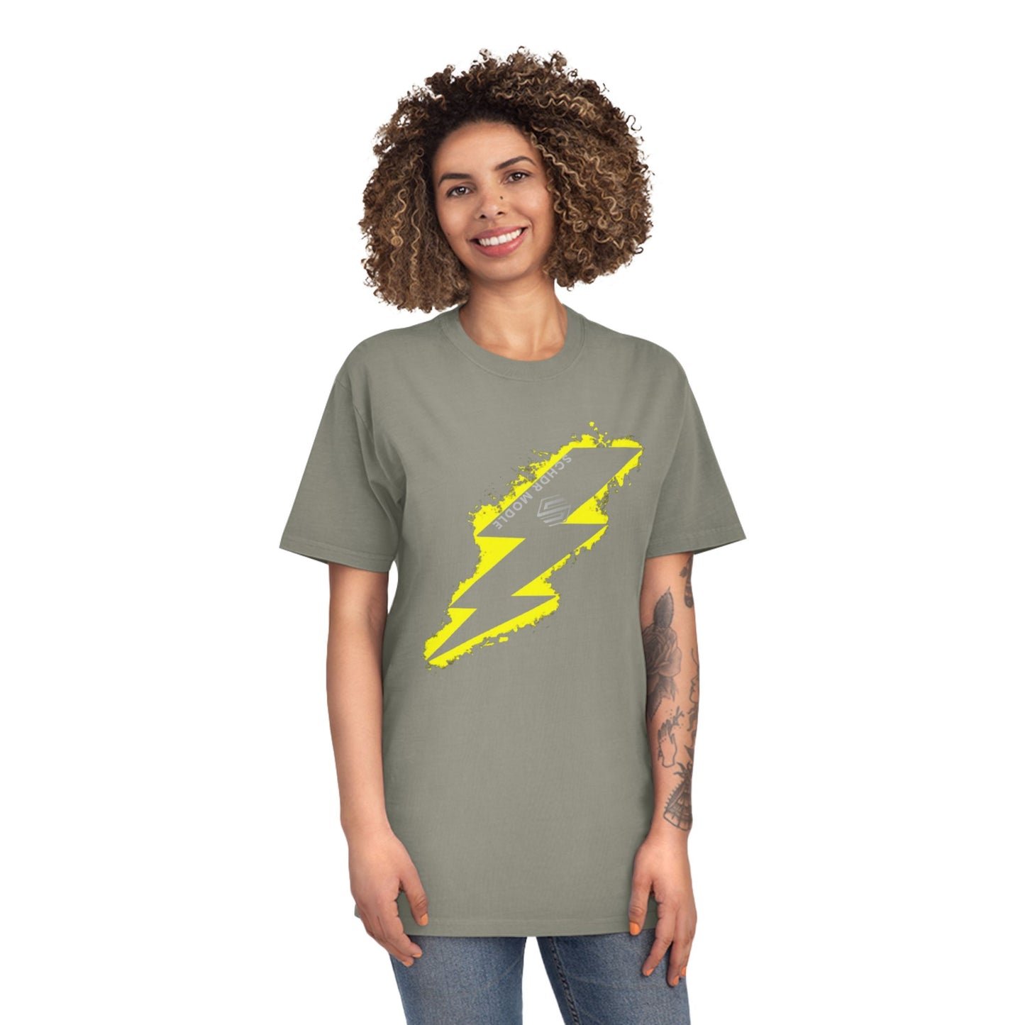 Unisex Lightning Bolt Shirt, Casual Wear, Graphic Tee, Summer Fashion, Gift for Him/Her/Teens, Festival Wear, Street Style
