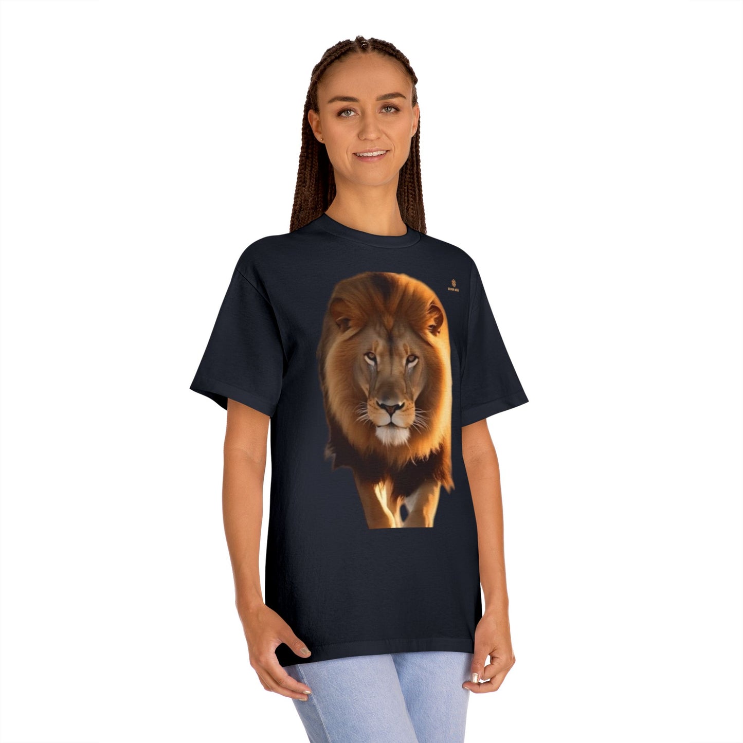 Majestic Lion Unisex Classic Tee, Animal Graphic Shirt, Nature Lover Gift, Casual Wear, Wilderness Apparel, Unique T-Shirt