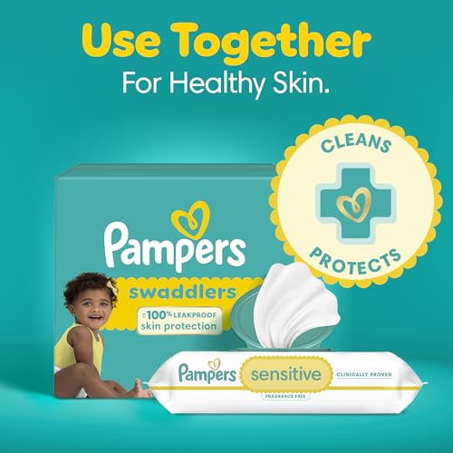Pampers Baby Diapers - Swaddlers - Size 3, 168 Count, Ultra Absorbent Disposable Infant Diaper