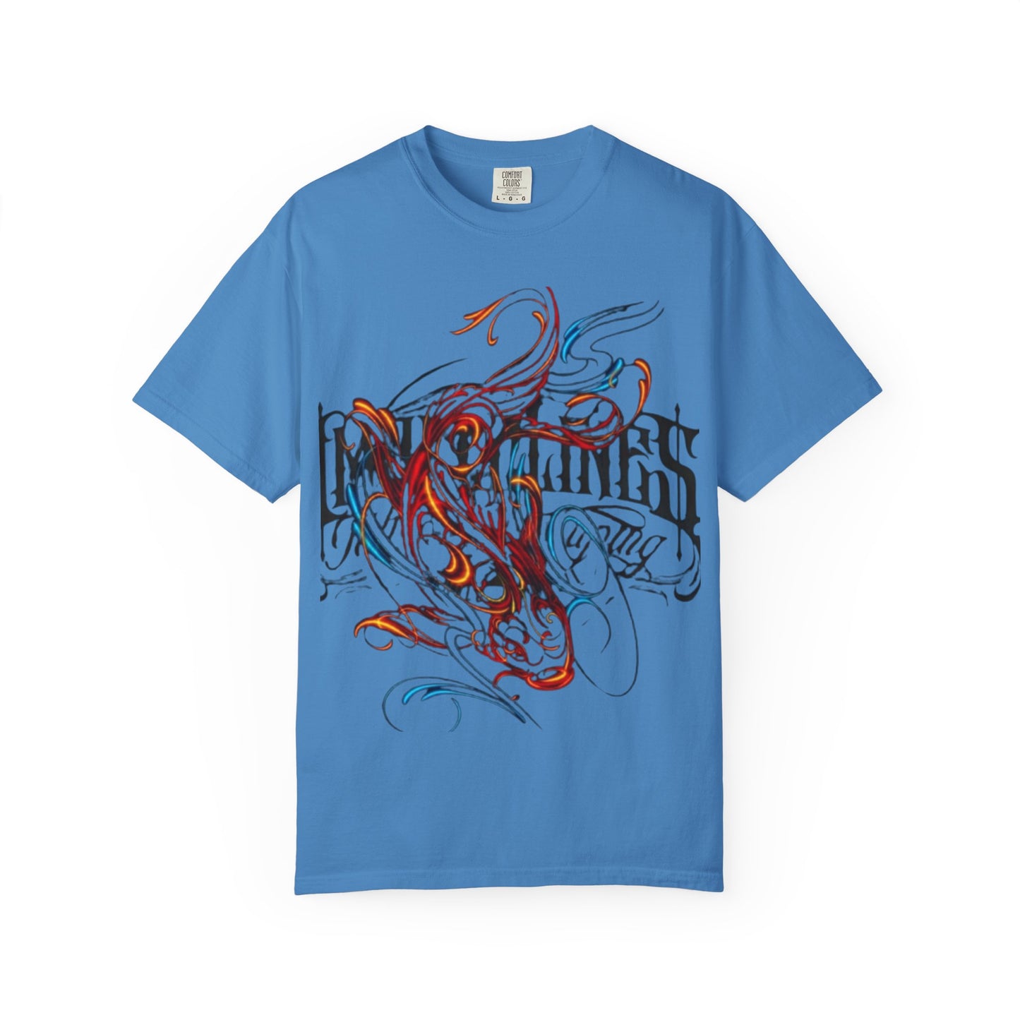 Artistic Swirl Unisex Garment-Dyed T-shirt | Casual Apparel, Streetwear, Gift for Art Lovers, Trendy Tees, Everyday Wear