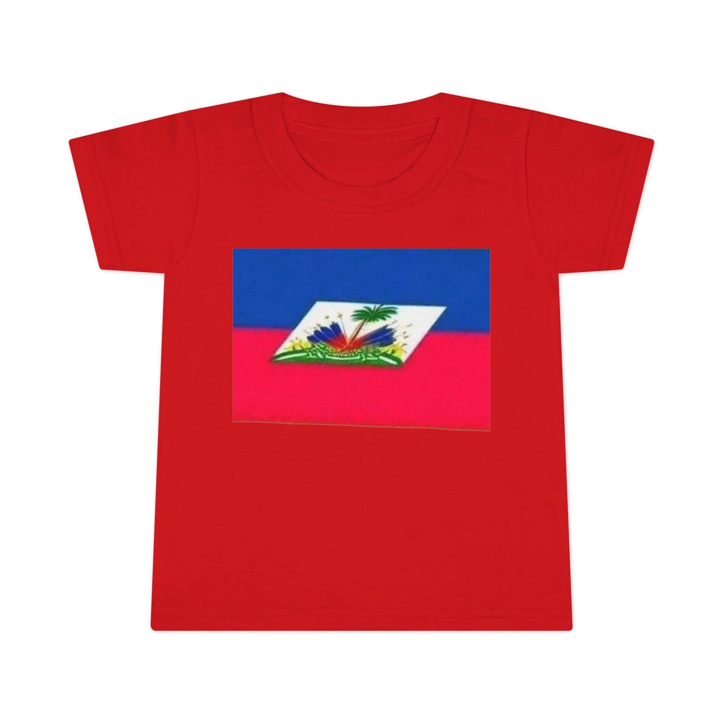 Toddler T-Shirt with Haitian Flag | Fun Kids Apparel for Celebrations