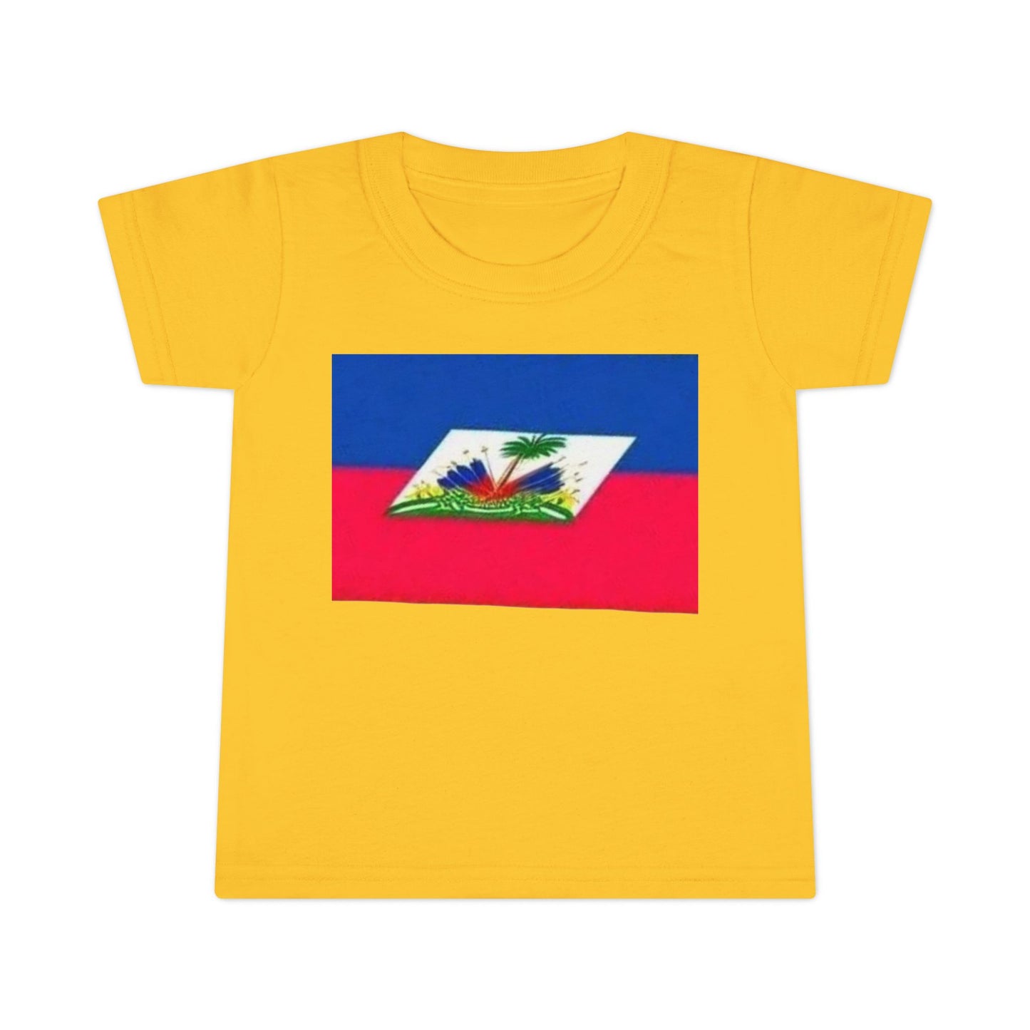 Toddler T-Shirt with Haitian Flag | Fun Kids Apparel for Celebrations