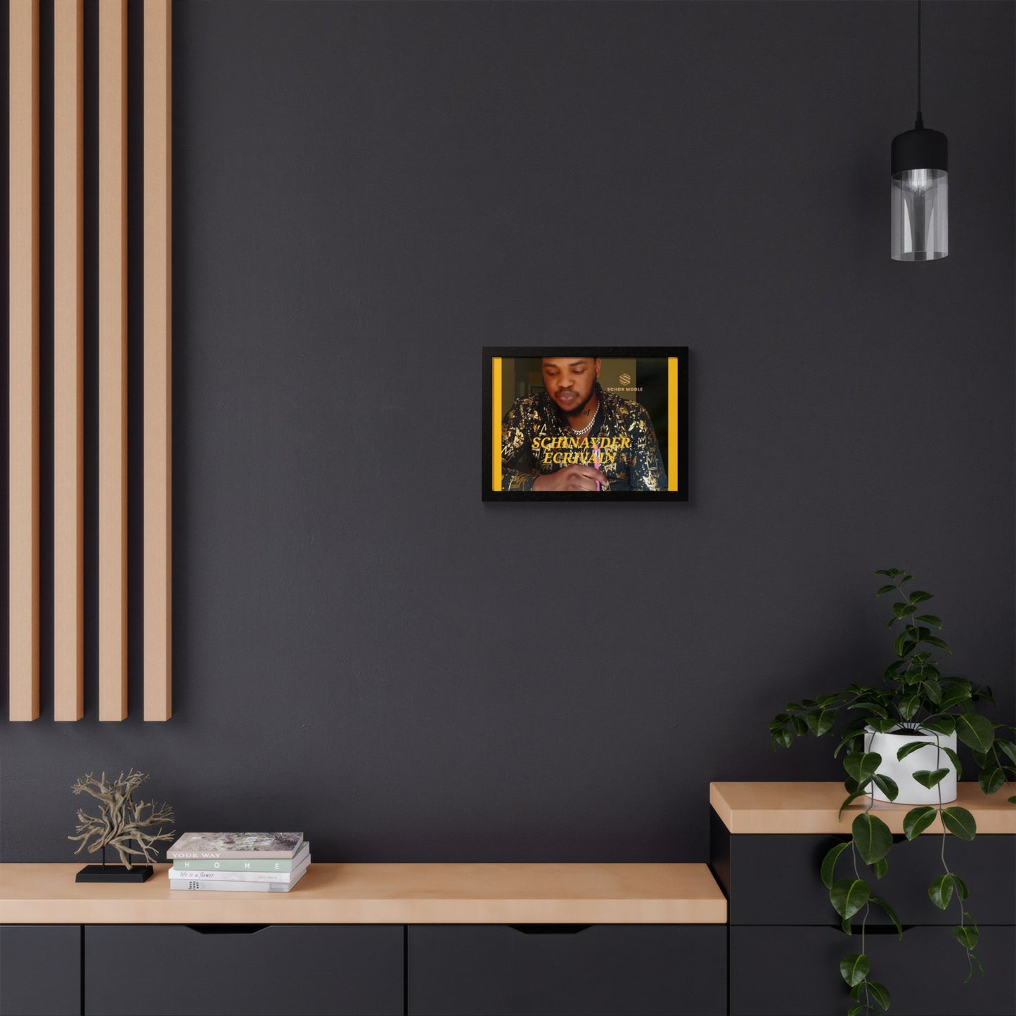 Framed Poster, Multi-Color