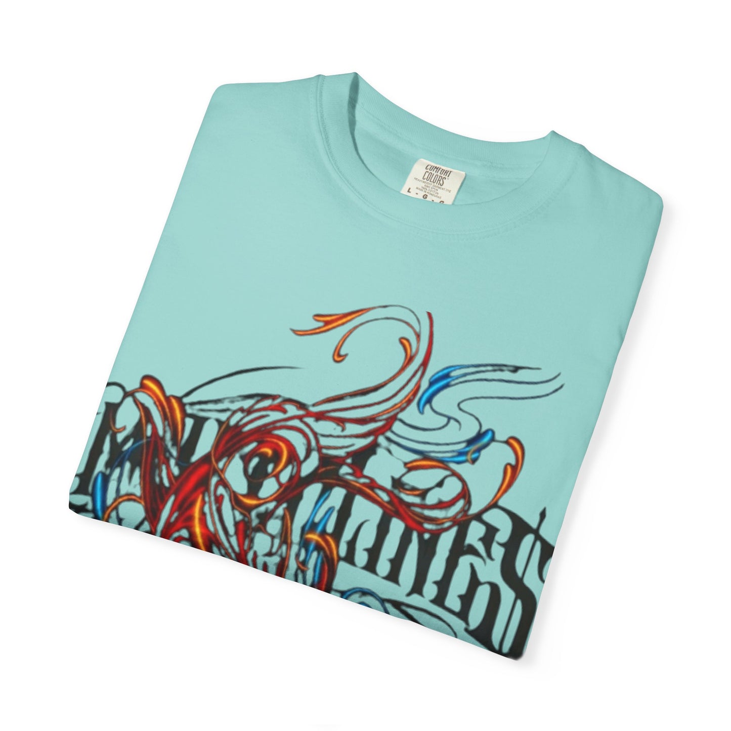 Artistic Swirl Unisex Garment-Dyed T-shirt | Casual Apparel, Streetwear, Gift for Art Lovers, Trendy Tees, Everyday Wear