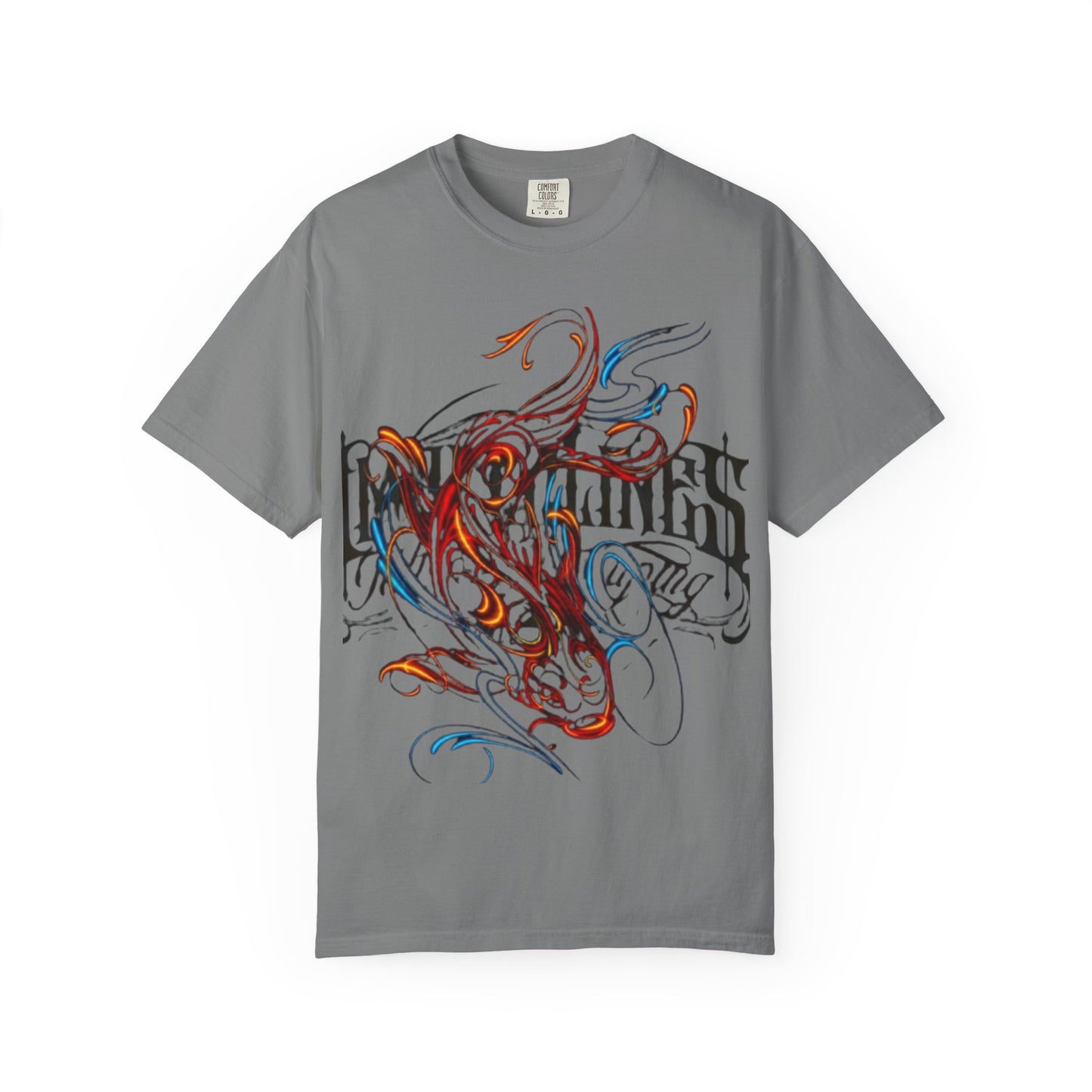 Artistic Swirl Unisex Garment-Dyed T-shirt | Casual Apparel, Streetwear, Gift for Art Lovers, Trendy Tees, Everyday Wear