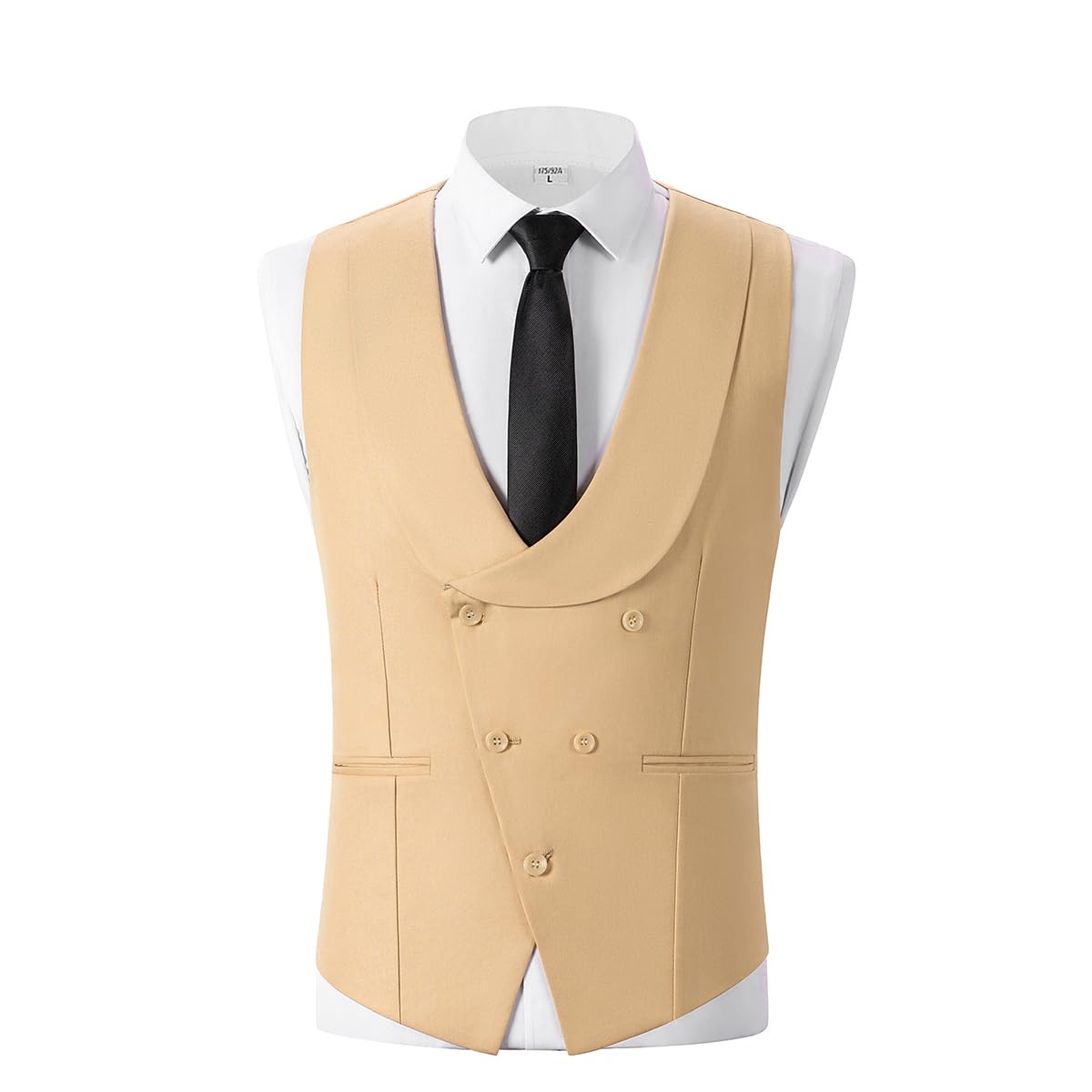 Jiutian Lanyue Formal Men's Suits Slim Fit 3 Piece Business Jacket Tuxedos Blazer+Vest+Trousers Wedding Grooms(Royal Blue,42R)