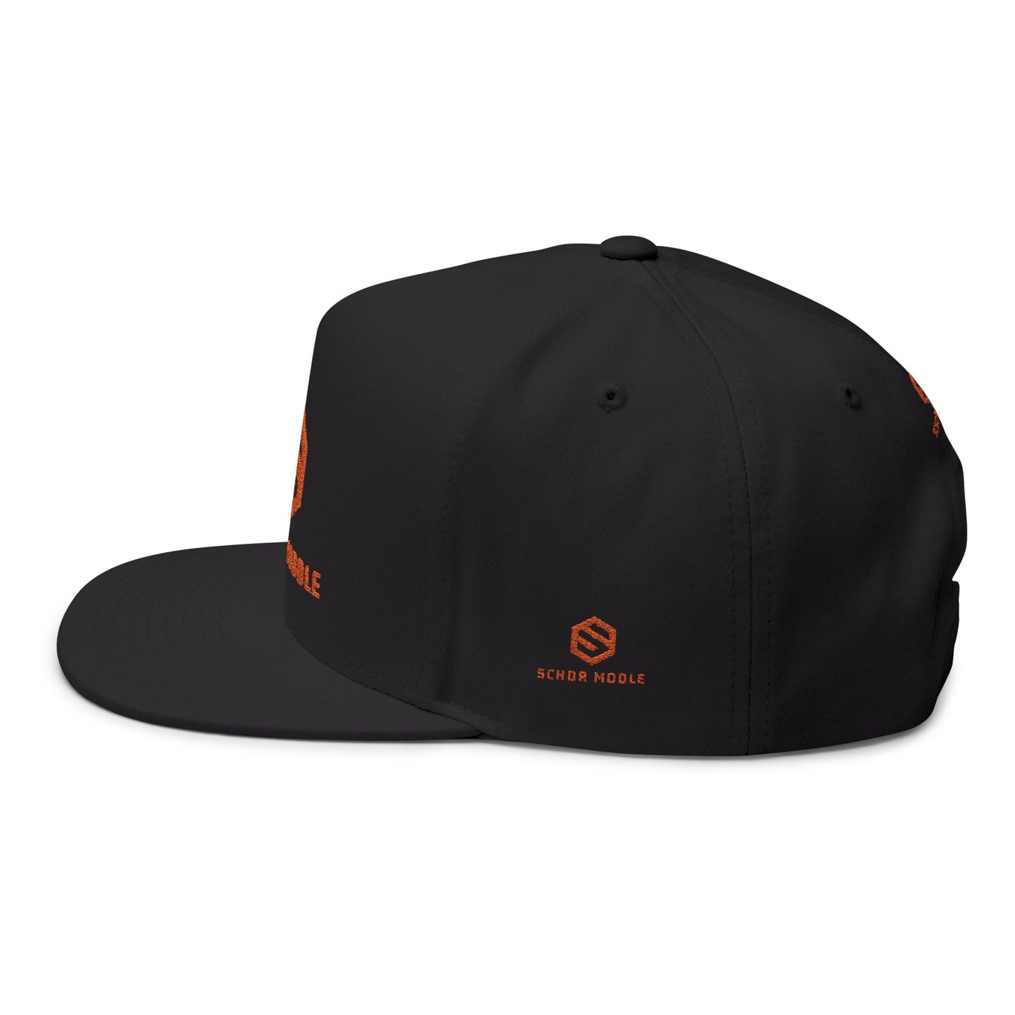 Stylish Flat Bill Cap with Unique Embroidery, Hip Hop Fashion Hat, Streetwear Accessory, Gift for Trendsetters, Unisex Cap