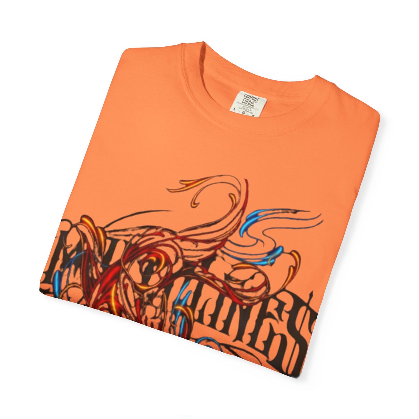 Artistic Swirl Unisex Garment-Dyed T-shirt | Casual Apparel, Streetwear, Gift for Art Lovers, Trendy Tees, Everyday Wear