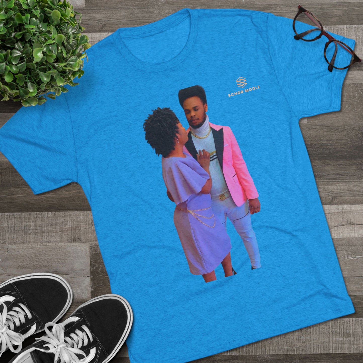 Family Love Tri-Blend Crew Tee - Unisex Vintage Style Shirt