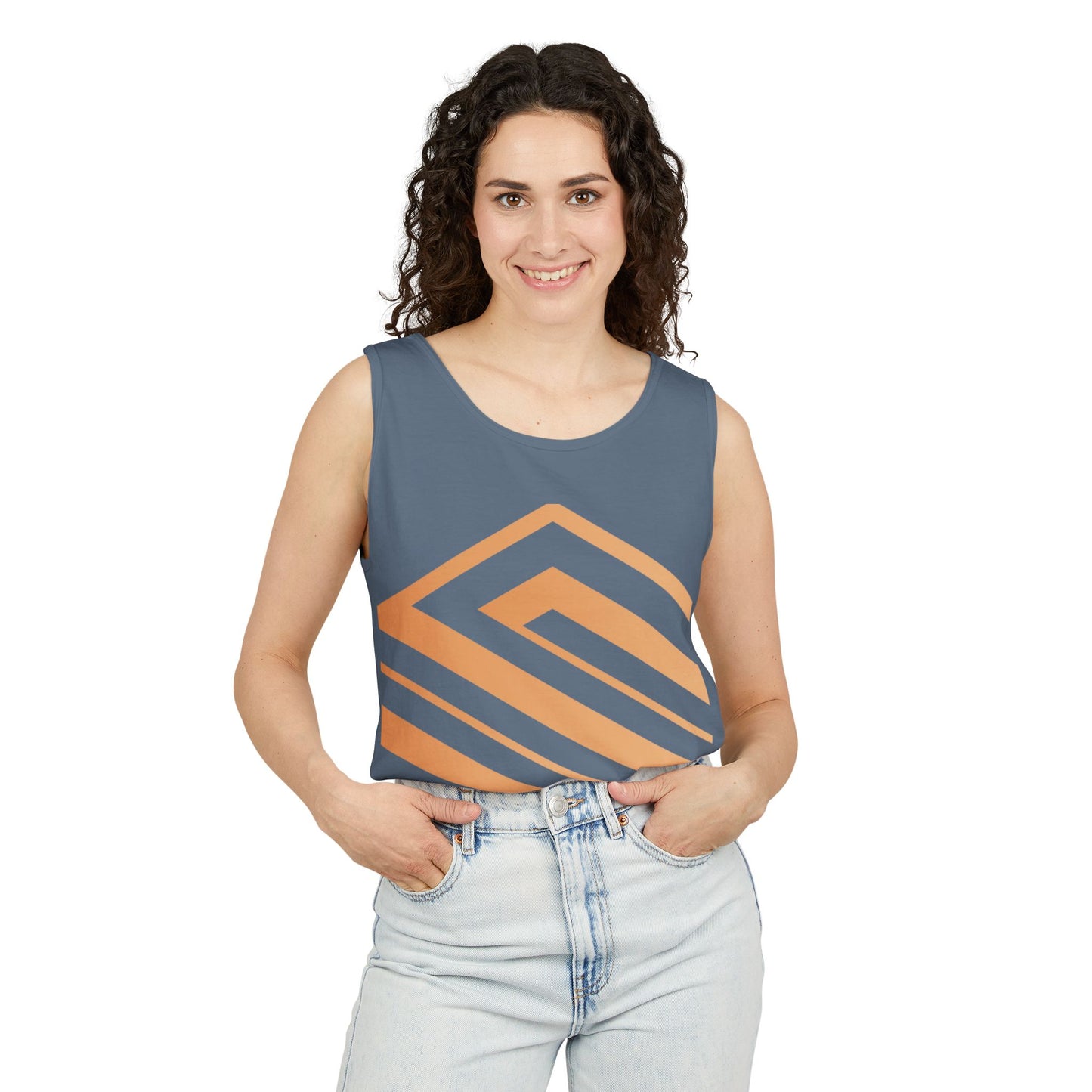 Majestic Lion Unisex Garment-Dyed Tank Top | Bold Wildlife Shirt for Summer Adventures