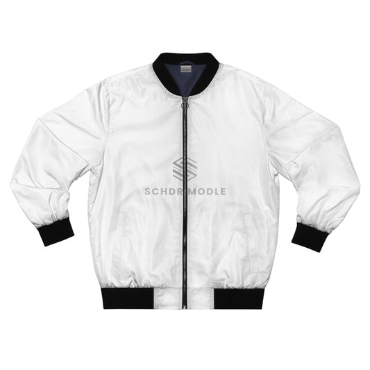 Sleek Men's Bomber Jacket with SCHDR MODEL Design