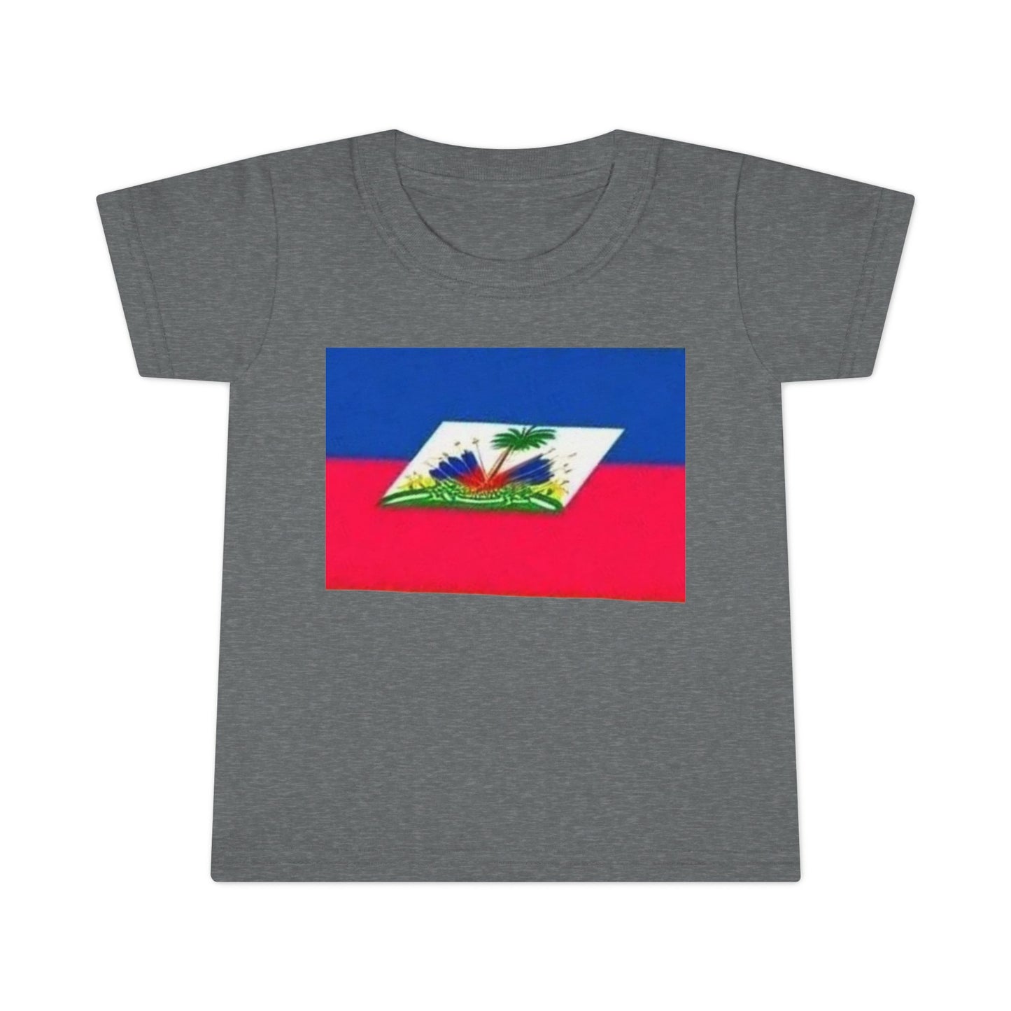 Toddler T-Shirt with Haitian Flag | Fun Kids Apparel for Celebrations