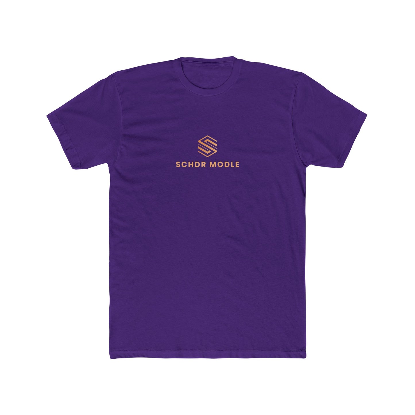 Minimalist Unisex Cotton Crew Tee - SCHDR MODLE Design