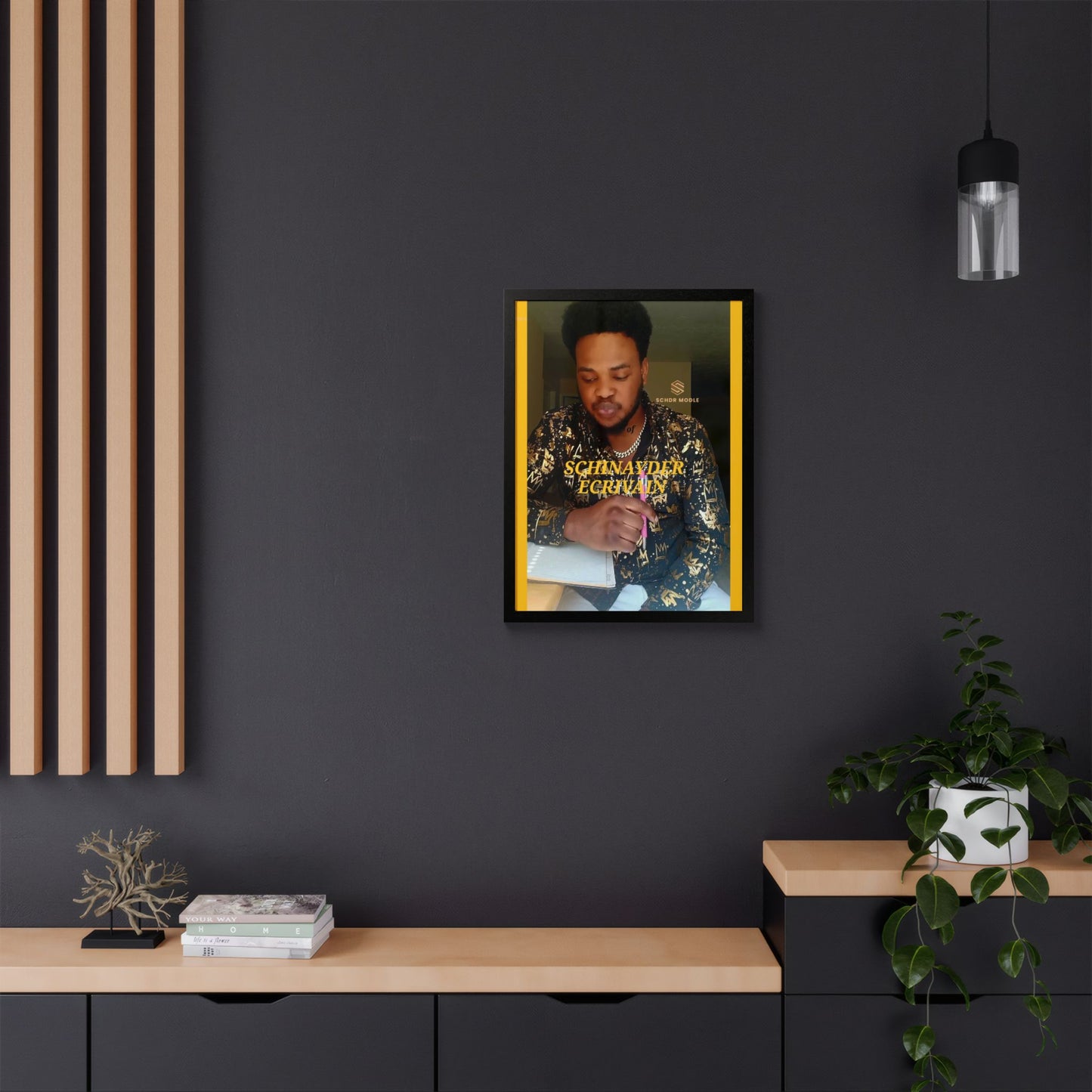 Framed Poster, Multi-Color