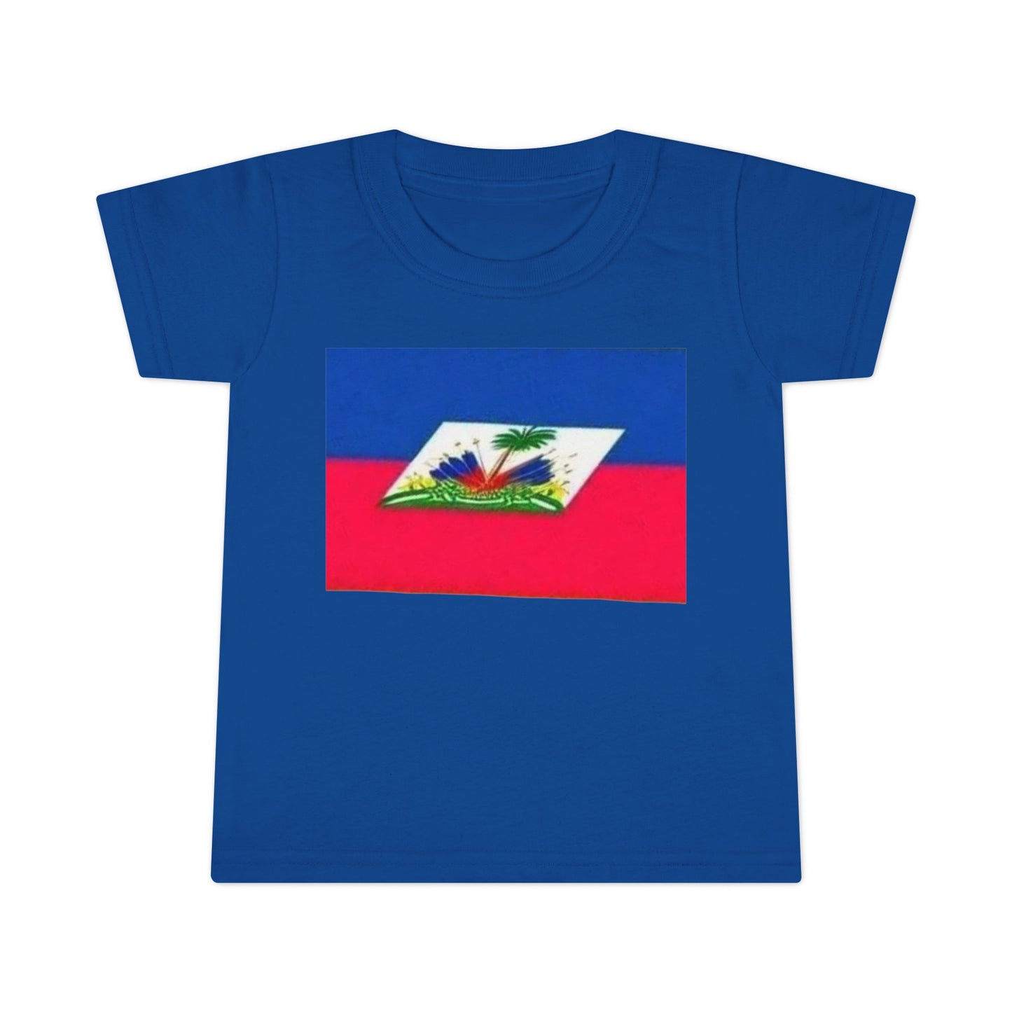 Toddler T-Shirt with Haitian Flag | Fun Kids Apparel for Celebrations