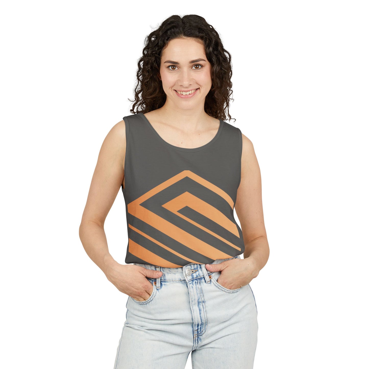 Majestic Lion Unisex Garment-Dyed Tank Top | Bold Wildlife Shirt for Summer Adventures