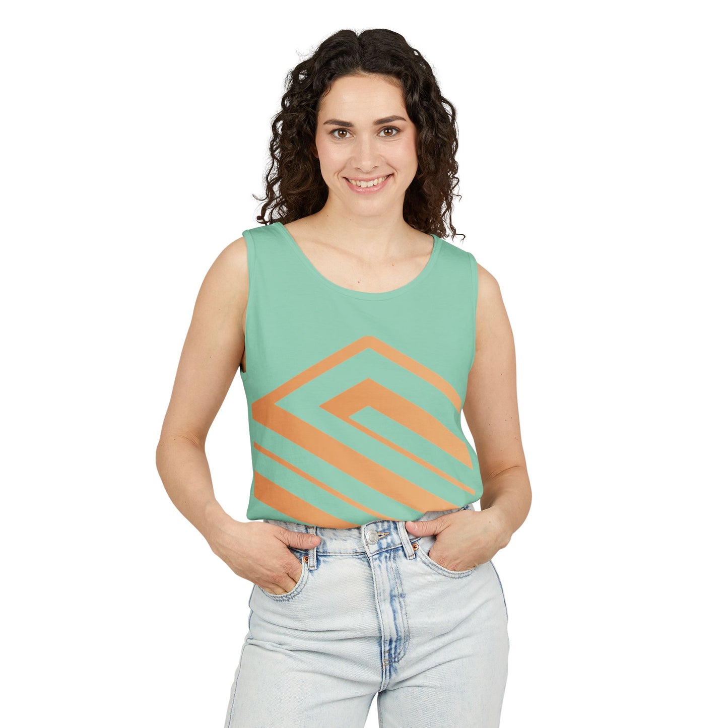 Majestic Lion Unisex Garment-Dyed Tank Top | Bold Wildlife Shirt for Summer Adventures