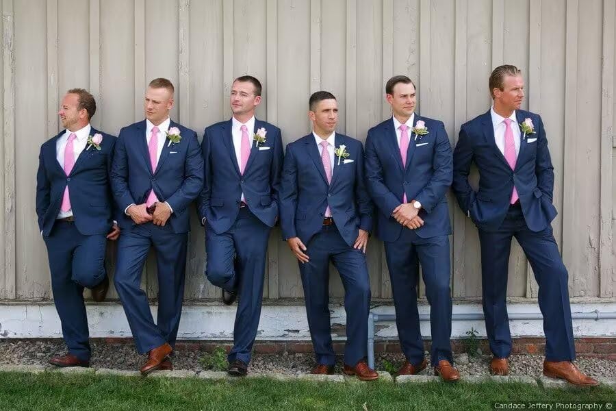 HUUTOE White Suits for Men 3 Piece White Suit Slim Fit Mens Prom Suits for Stretch Groomsmen Wedding Tuxedo for Men Groom 2025 Traje para Hombre 44 XL