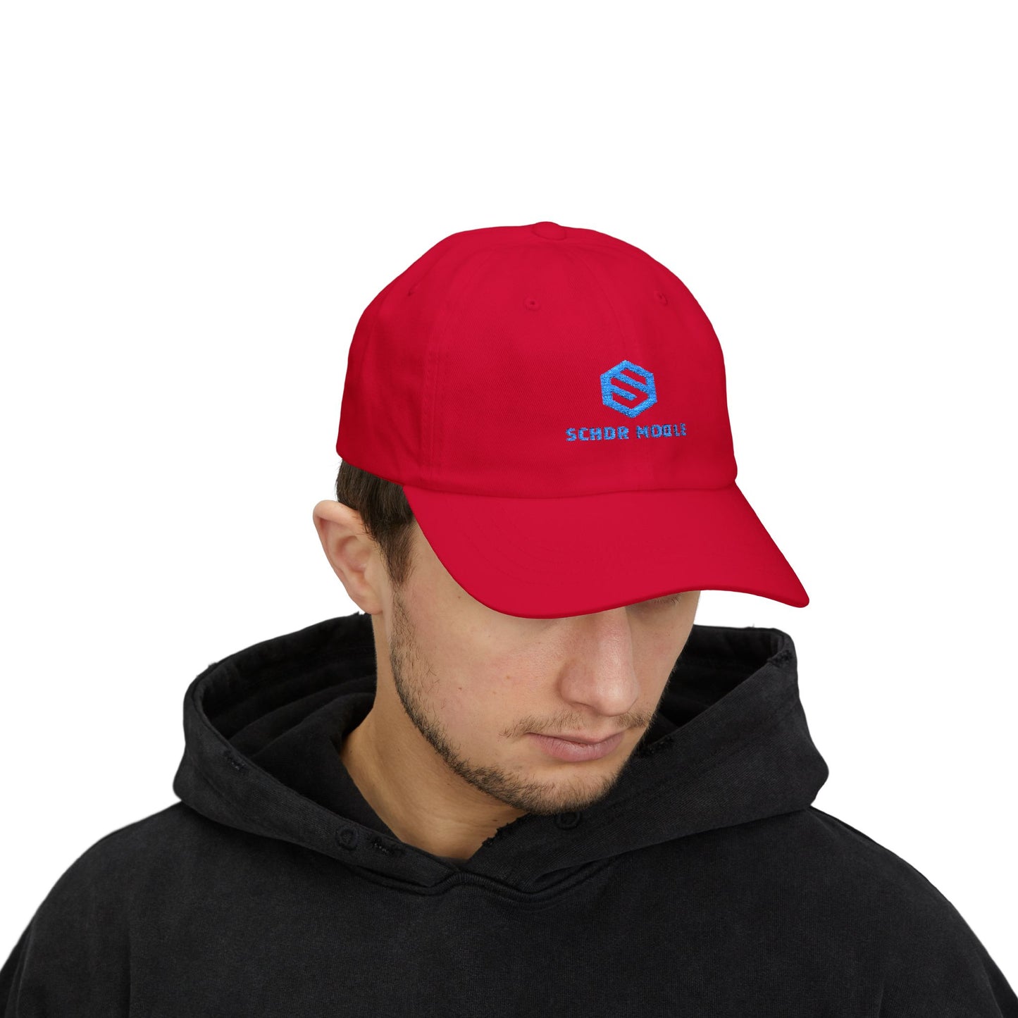 Classic Dad Cap with SCHDR MODLE Logo - Stylish Cotton Hat for Everyday Wear