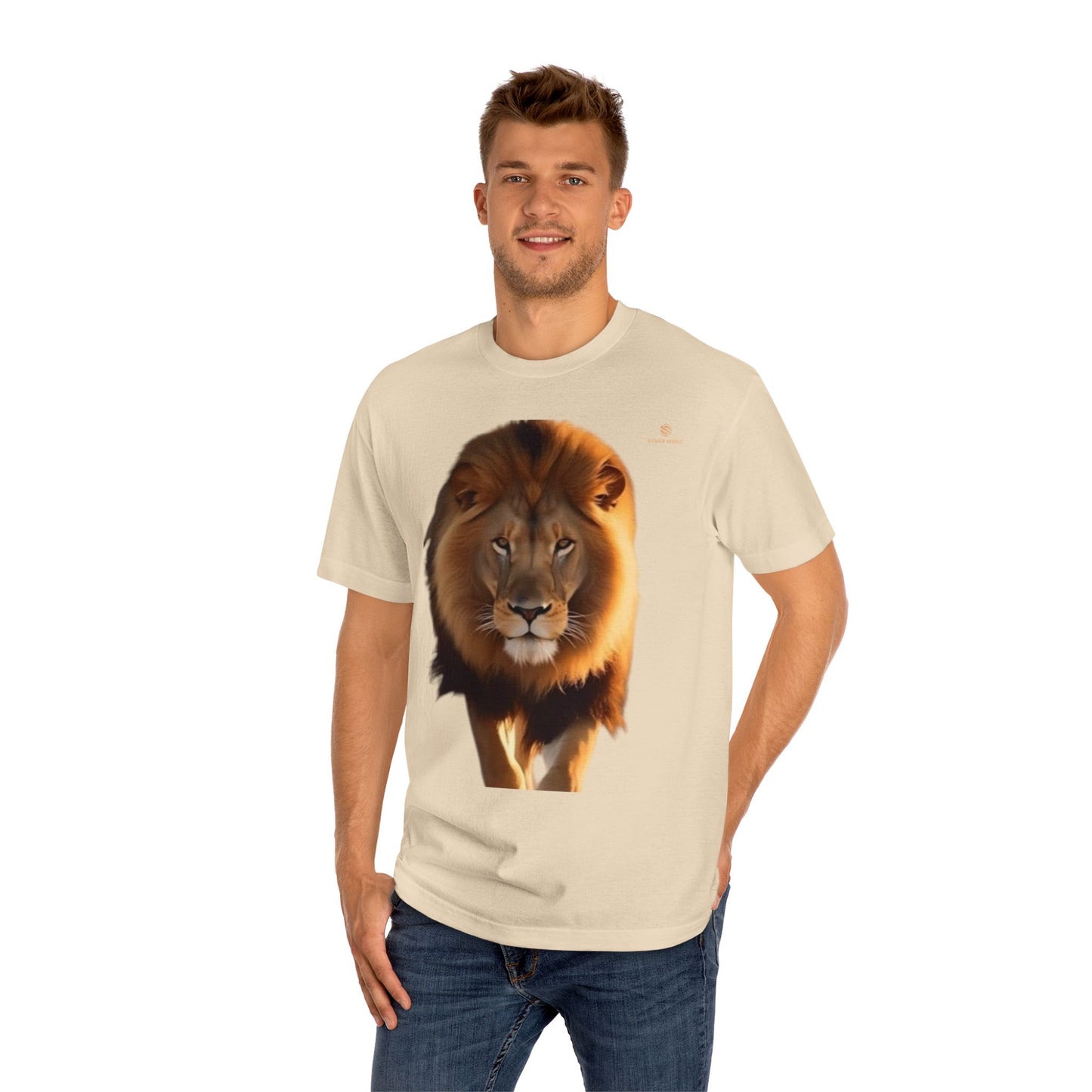 Majestic Lion Unisex Classic Tee, Animal Graphic Shirt, Nature Lover Gift, Casual Wear, Wilderness Apparel, Unique T-Shirt