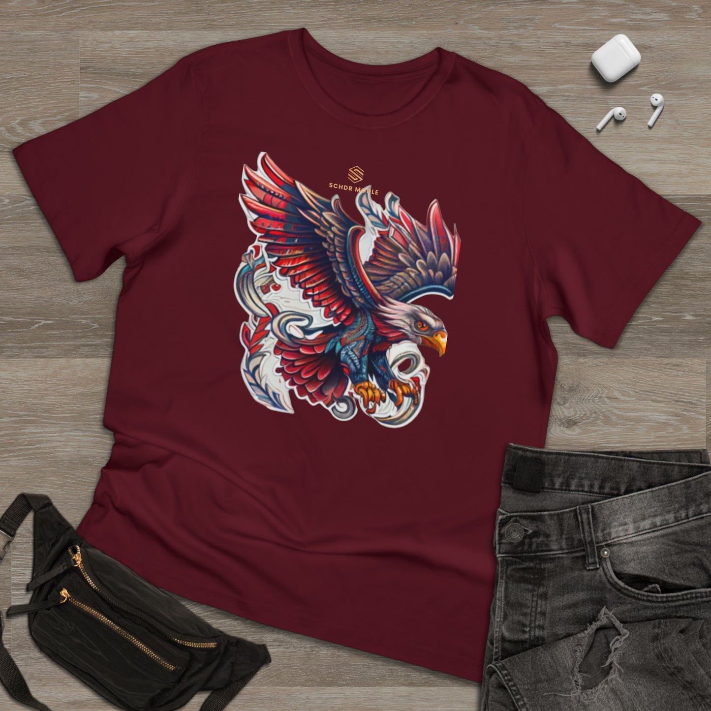 Eagle Emblem Unisex T-Shirt, Graphic Tee, Animal Lover Shirt, Gift for Nature Enthusiasts, Patriotic Apparel, Unique Casual Wear
