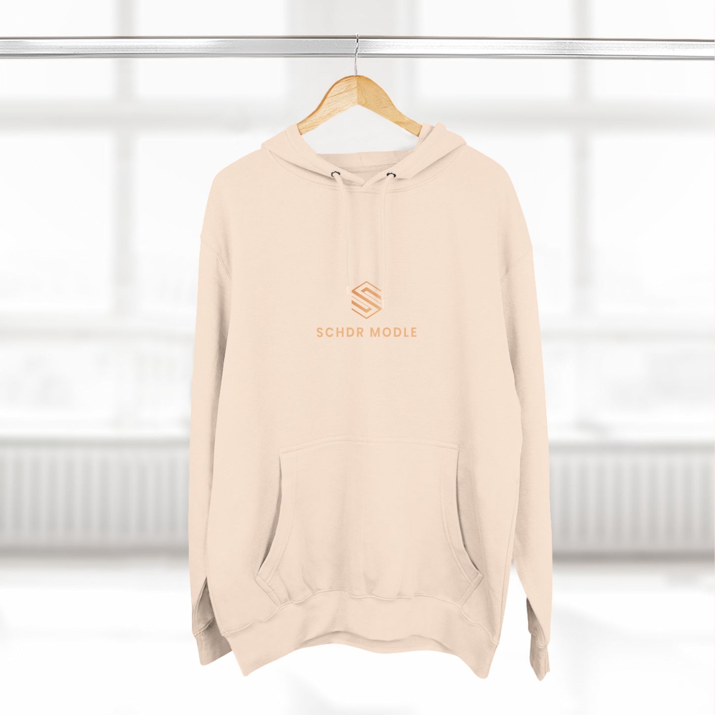 Minimalist Three-Panel Fleece Hoodie - SCHDR MODE