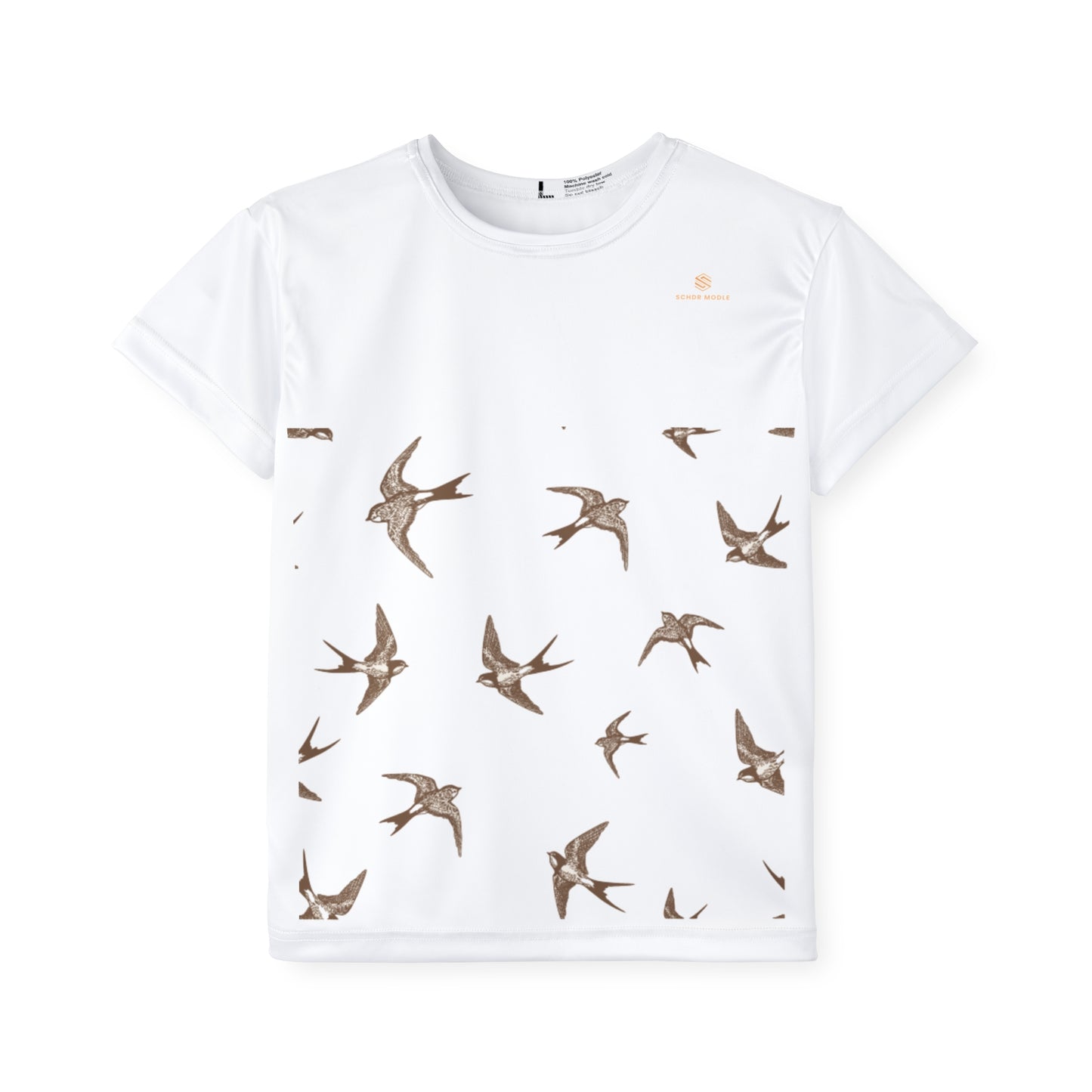 Kids Sports Jersey - Fun Swallow Bird Design for Active Play