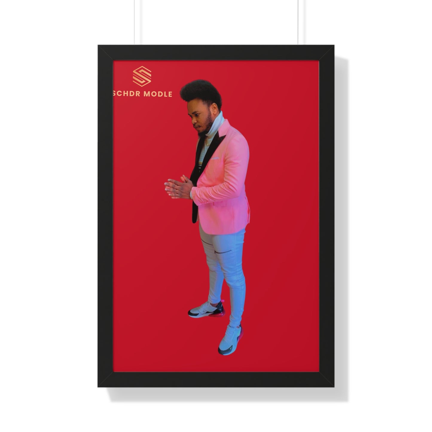Stylish Love-themed Framed Poster - Perfect for Romantic Occasions