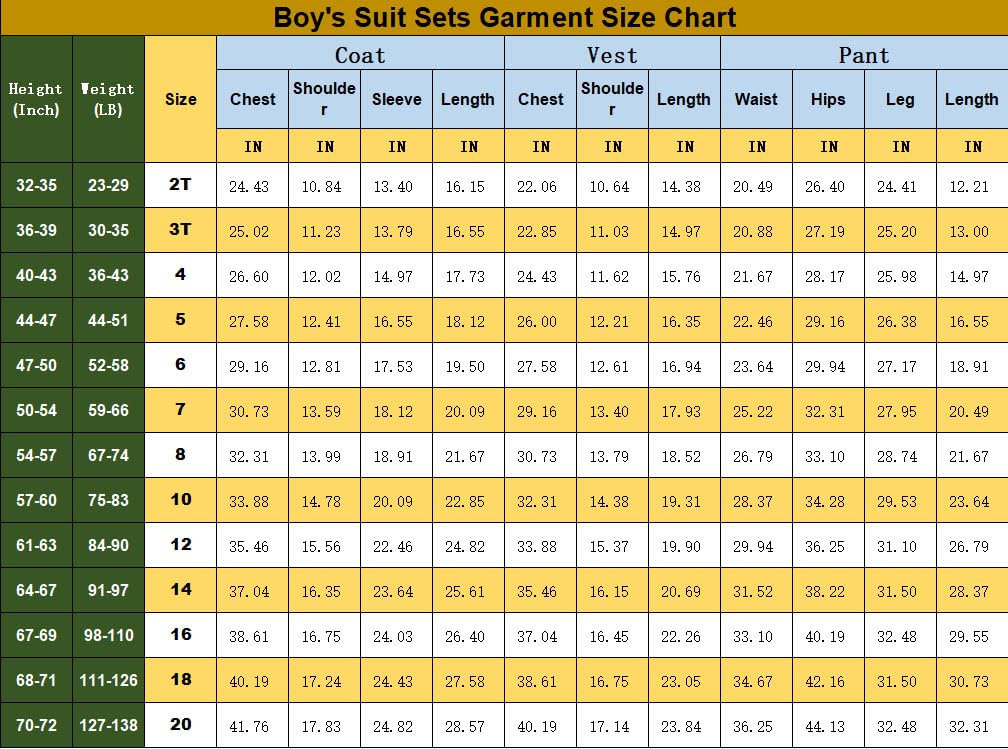 KSWYCT Kids Tuxedo Suit for Boys Formal Sky Blue Suits 3 Piece Slim Fit Jacquard Wedding Outfit for Boys Size 3