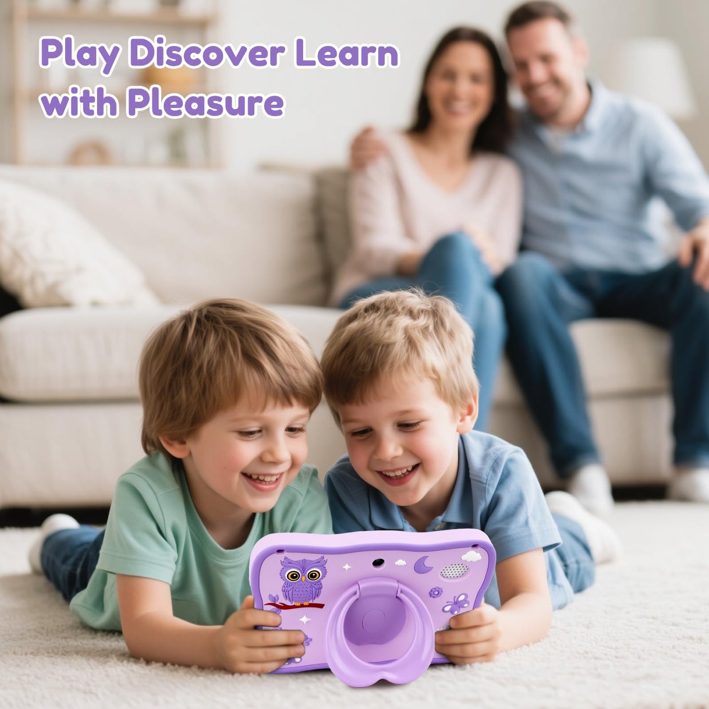 Kids Tablets 7inch Toddler Tablet for Kid, Children Tablet for Toddlers with Parental Controls, Camera, Shockproof Case, Kids Learning Apps Pre-Installed Kid’s Educational Tablets for Boys Girls