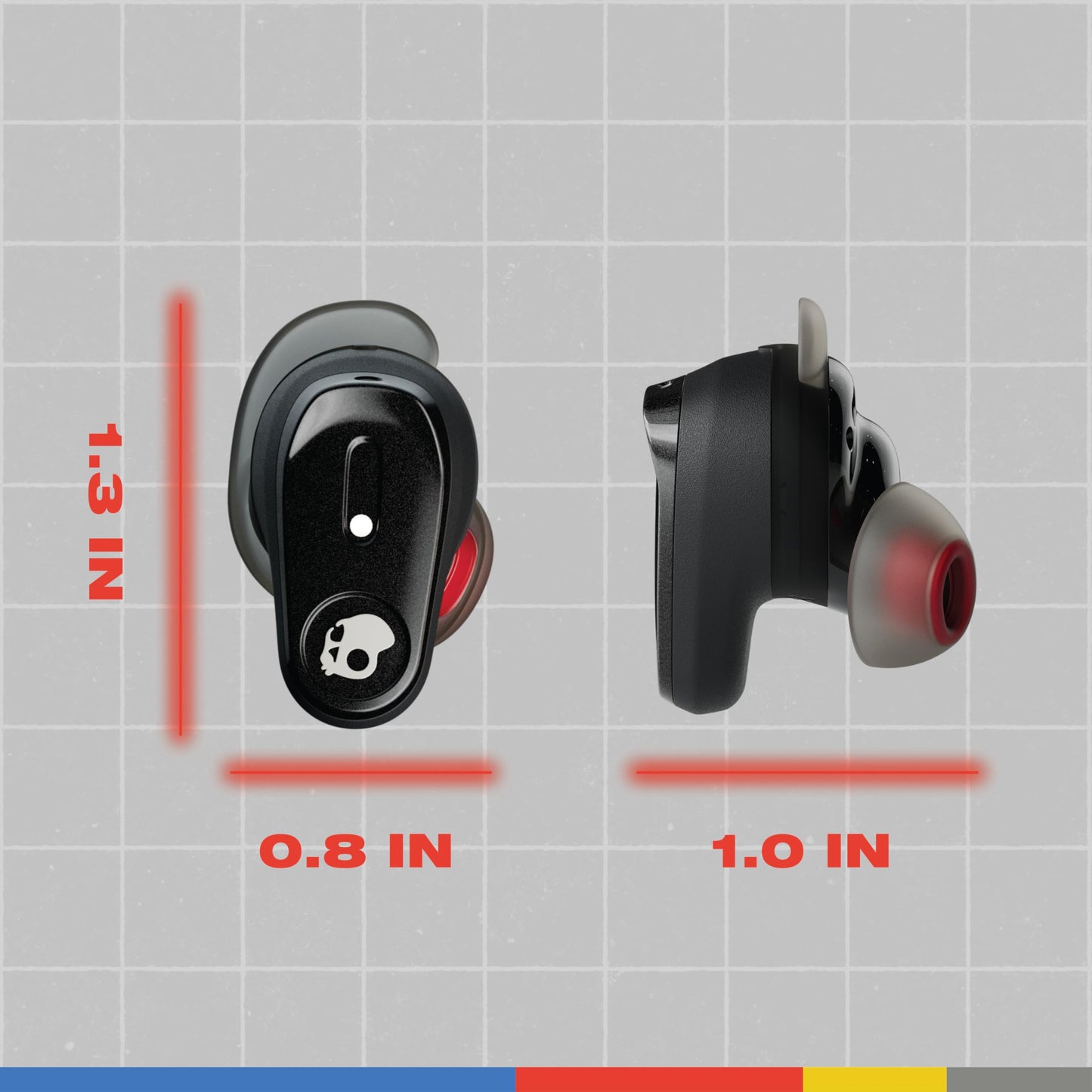 Skullcandy Method 360 ANC Wireless Earbuds, Sound by Bose, Bluetooth Headphones, Premium Noise Cancelling, Up to 40 Hrs Battery, Sweat and Water Resistant, Microphone for iPhone Android - True Black