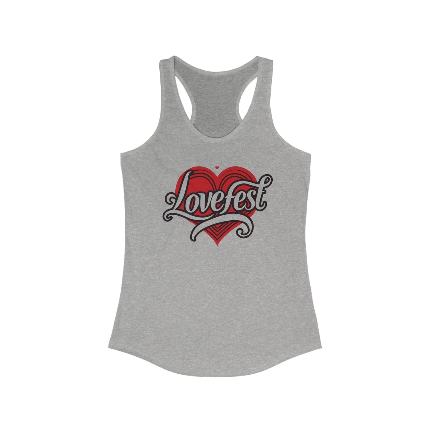 Lovefest Women's Racerback Tank Top | Perfect for Valentine's Day