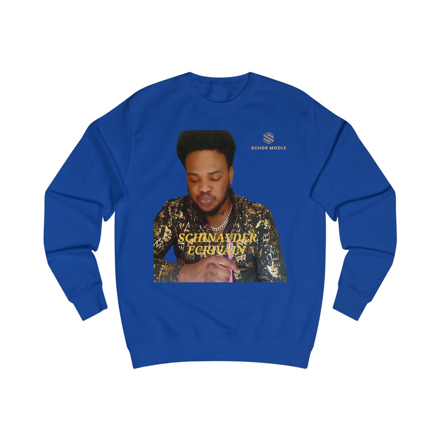 Unisex Sweatshirt with Schinyder ECRIVAIN Design - Trendy and Comfortable Fashion Statement
