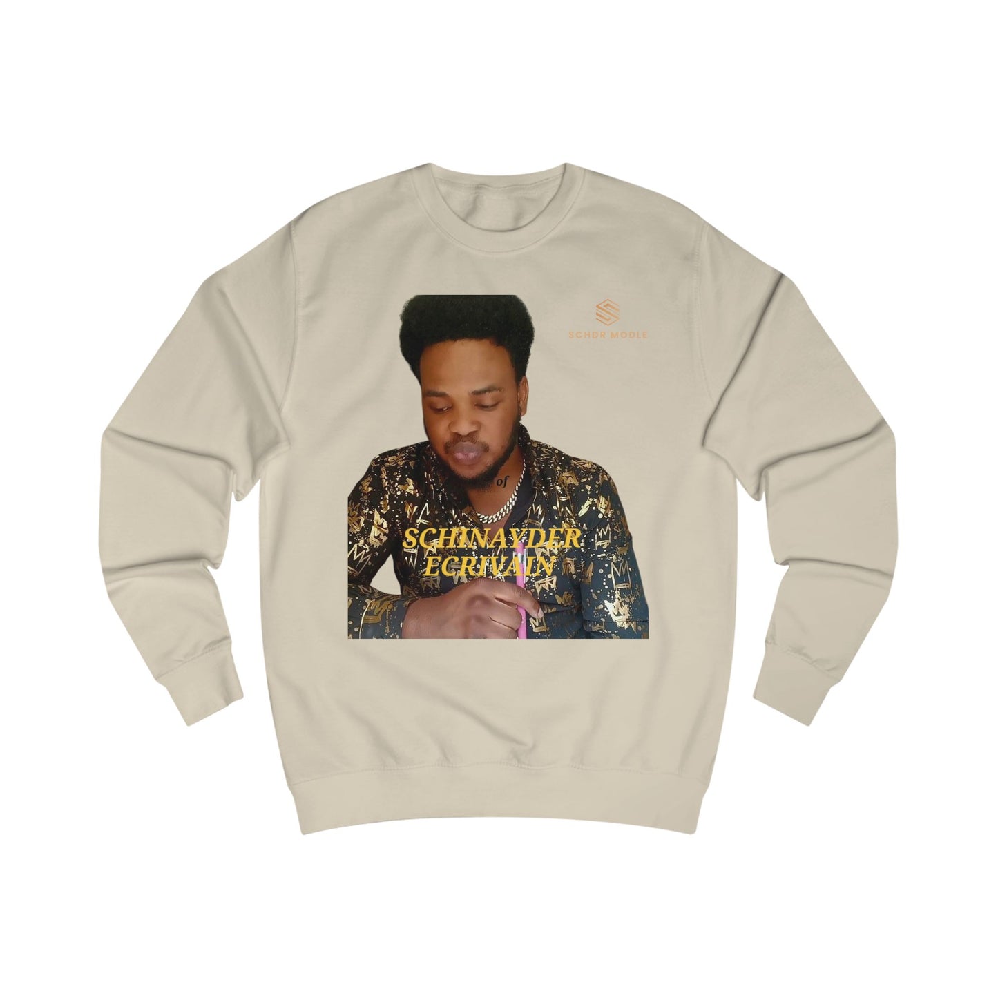 Unisex Sweatshirt with Schinyder ECRIVAIN Design - Trendy and Comfortable Fashion Statement