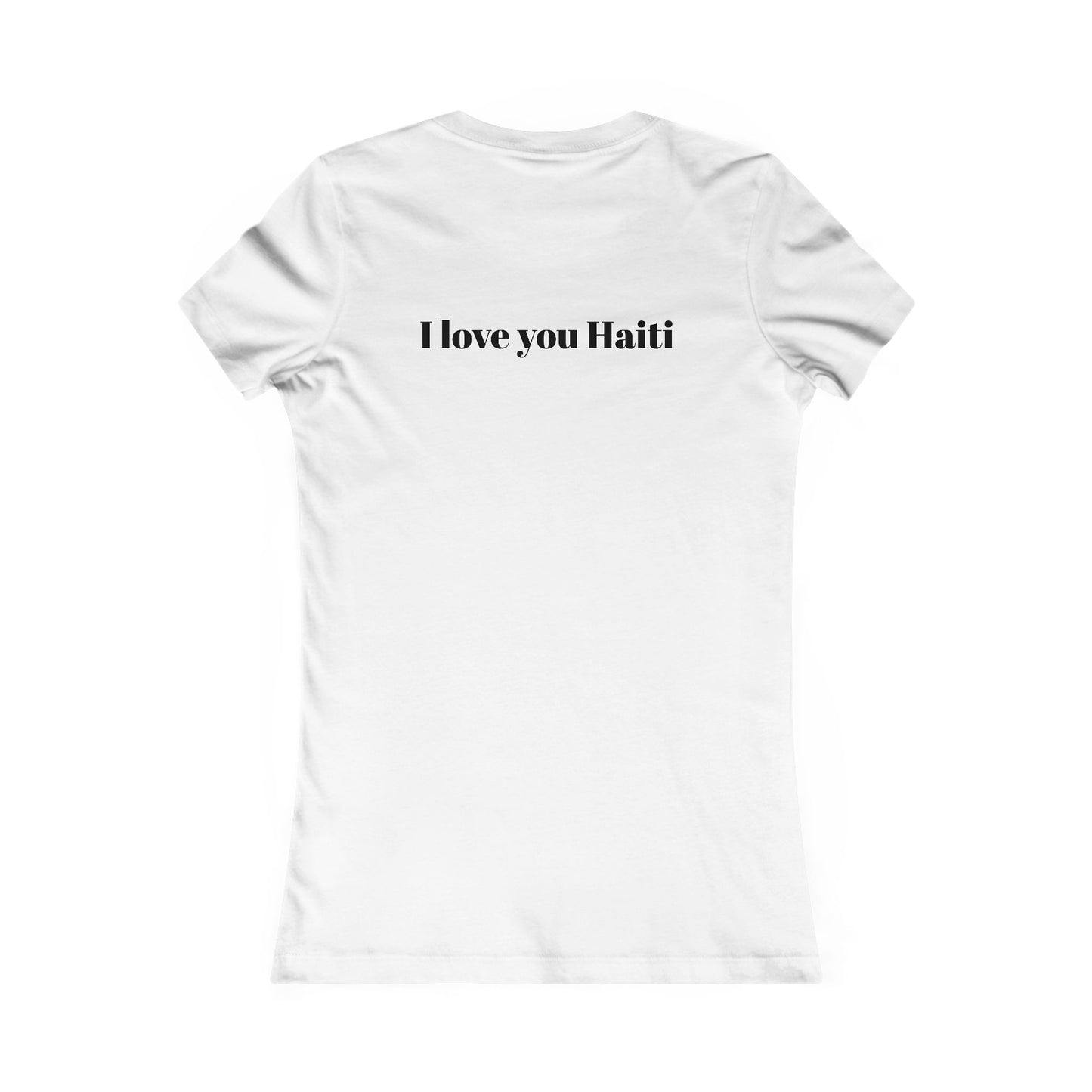 Women's Favorite Tee - Vibrant Haitian Flag Design | I Love You H