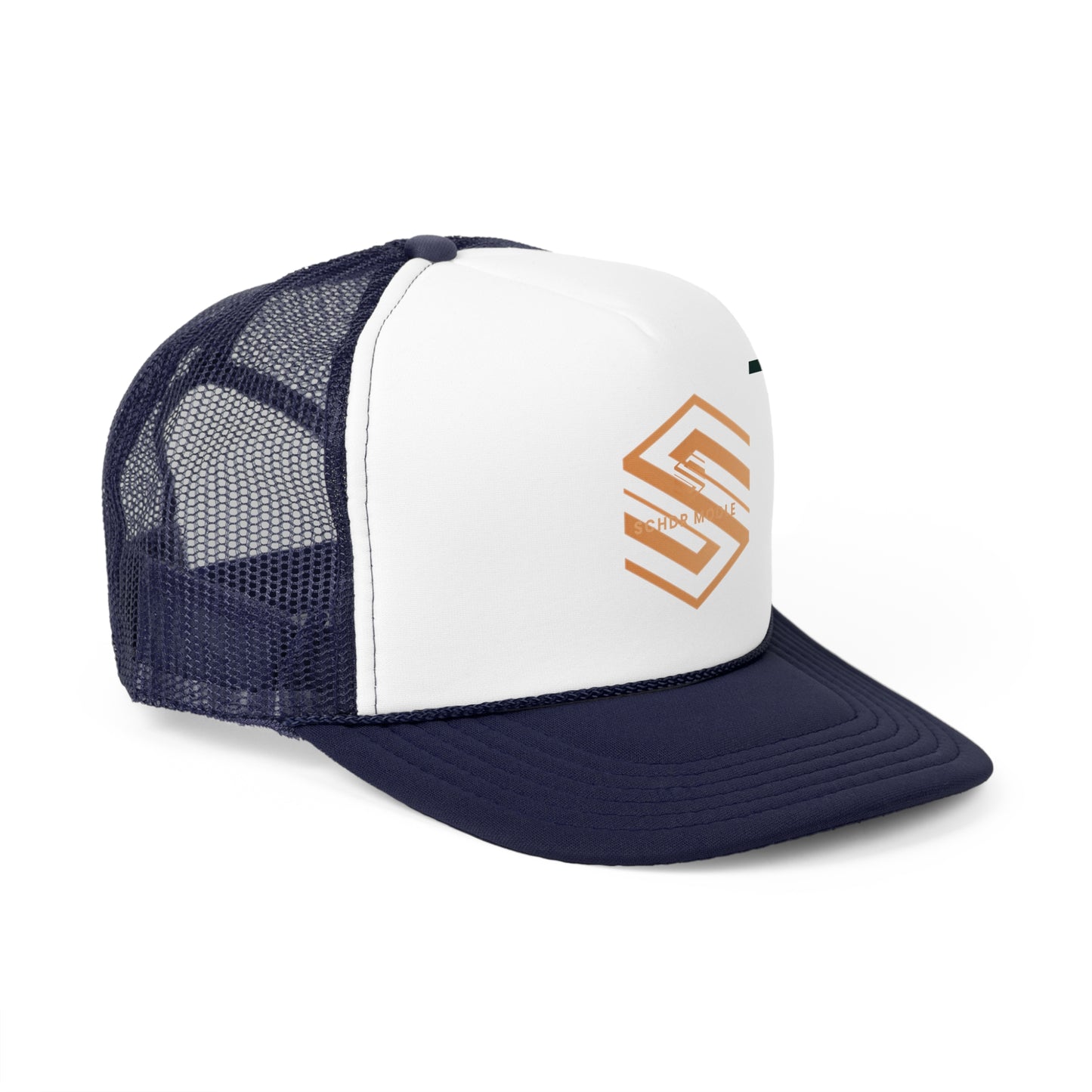 Stylish Trucker Cap with Modern Logo - Perfect for Casual Outings & Sporting Events