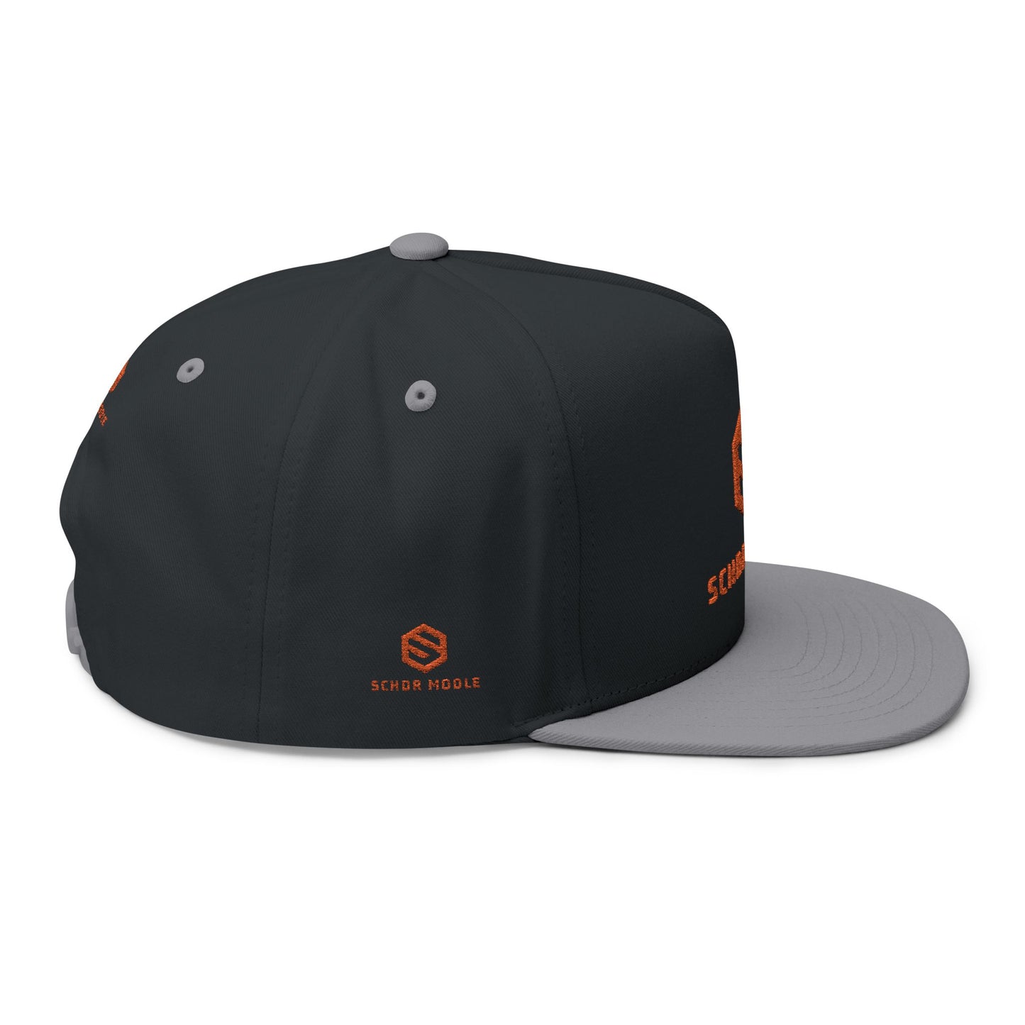 Stylish Flat Bill Cap with Unique Embroidery, Hip Hop Fashion Hat, Streetwear Accessory, Gift for Trendsetters, Unisex Cap
